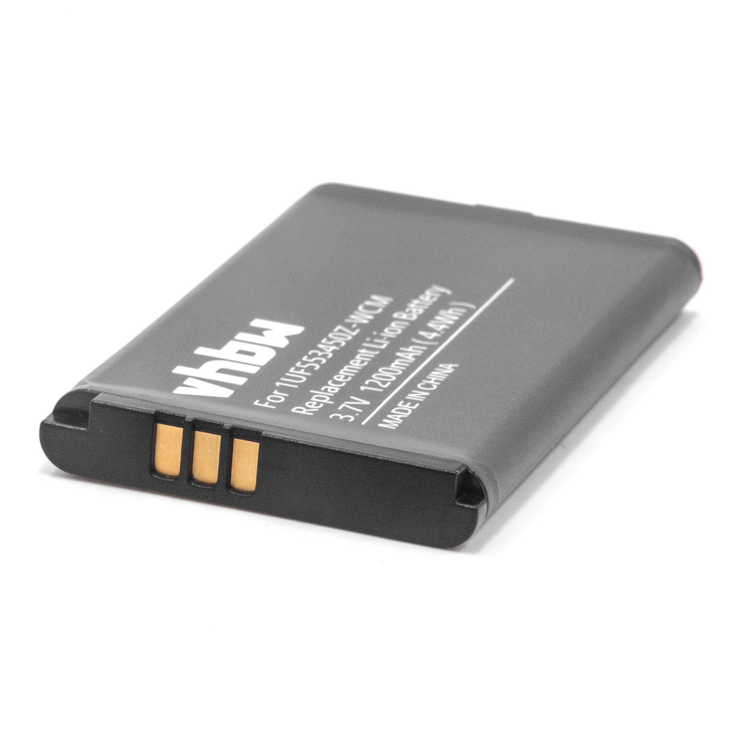 vhbw Akku kompatibel mit Bamboo CTH-470S-ES, CTH-470S-EN, CTH-470S-IT, CTH-470S-FR, CTH-470S-NL Tablet Pad (1200 mAh, 3,7 V, Li-Ion)