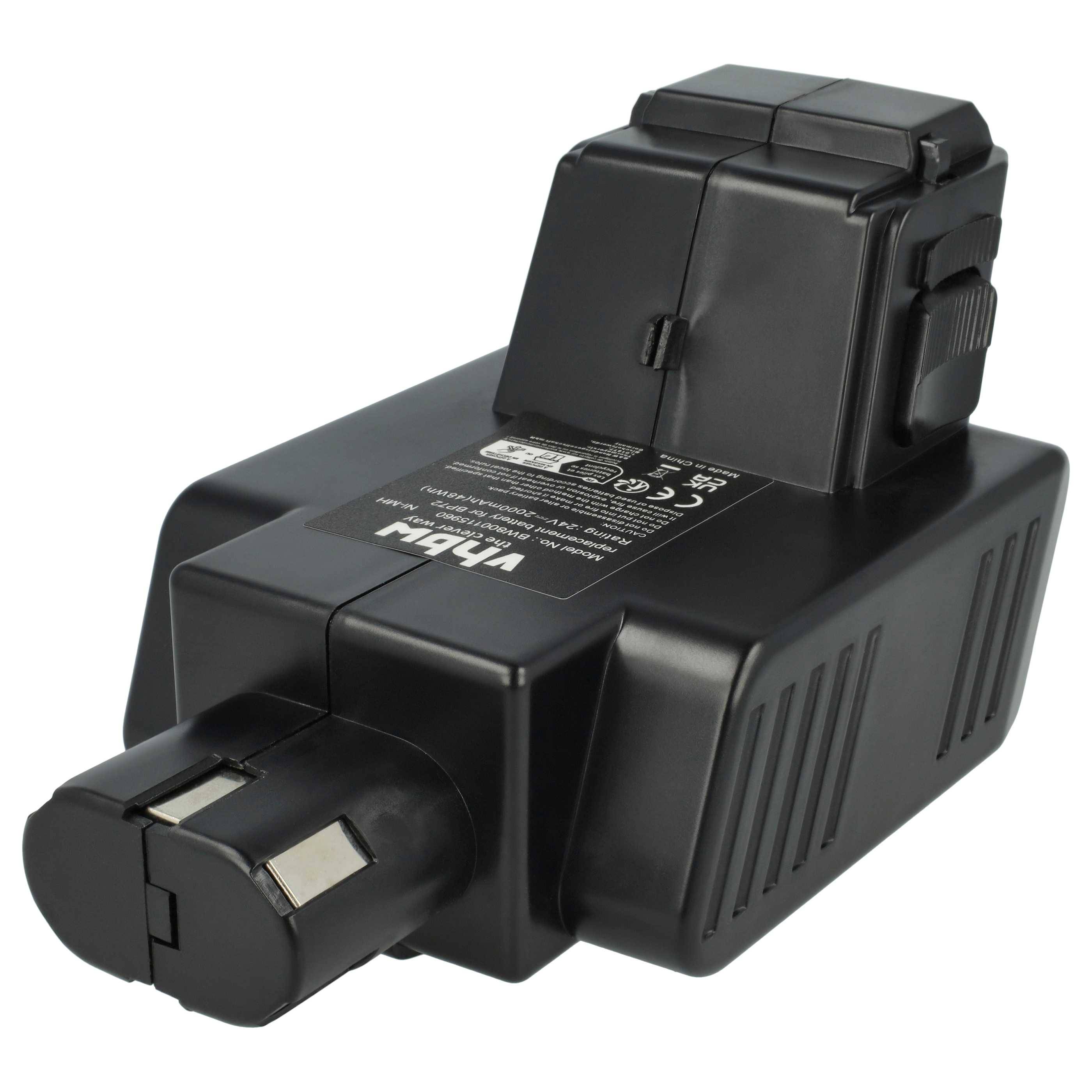 vhbw Akku kompatibel mit Hilti TE 5 A Werkzeug | (2000 mAh, NiMH, 24 V)