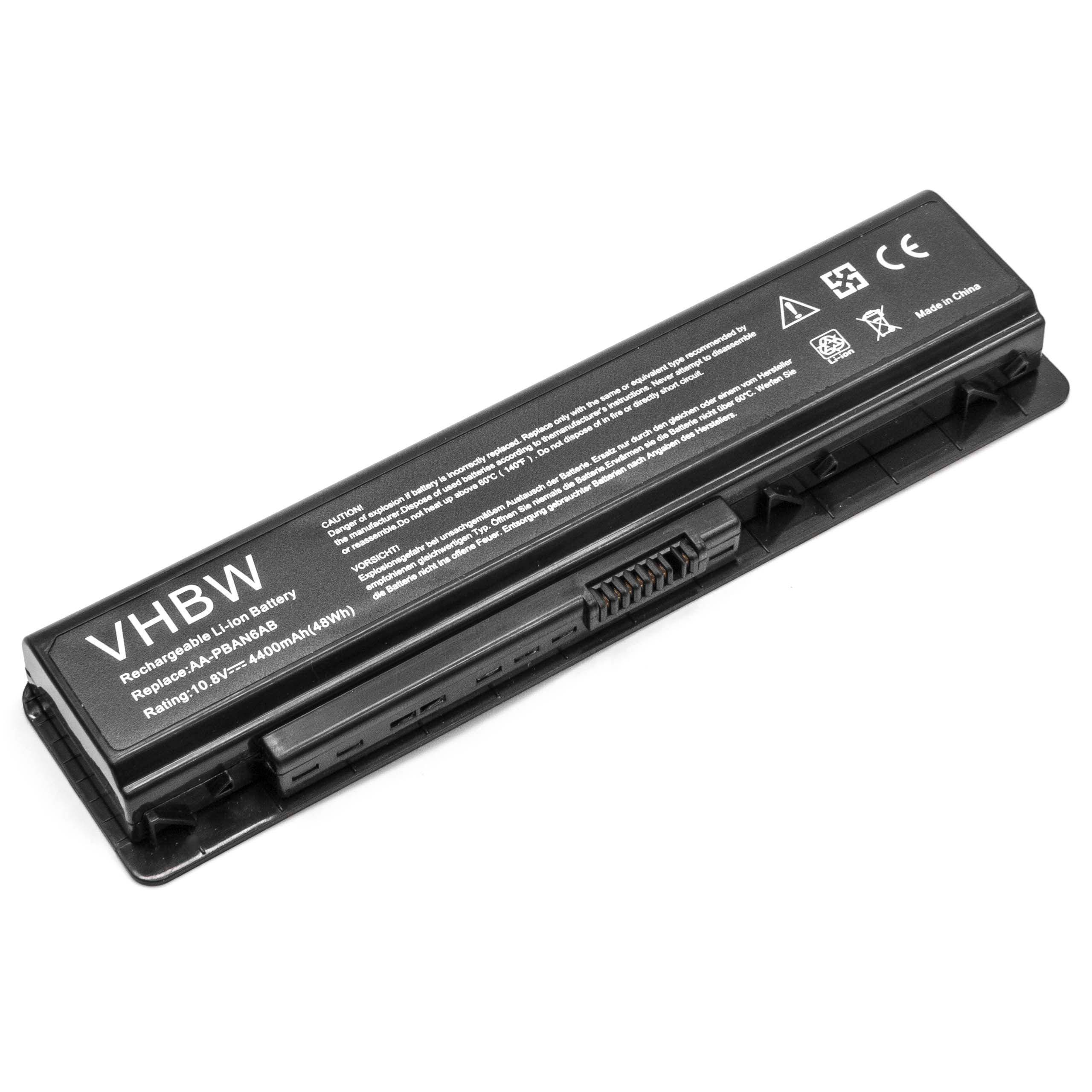 vhbw Akku Ersatz für Samsung AA-PLAN9AB, AA-PLAN6AB, AA-PBAN6AB für Notebook (4400 mAh, 10,8 V, Li-Ion)
