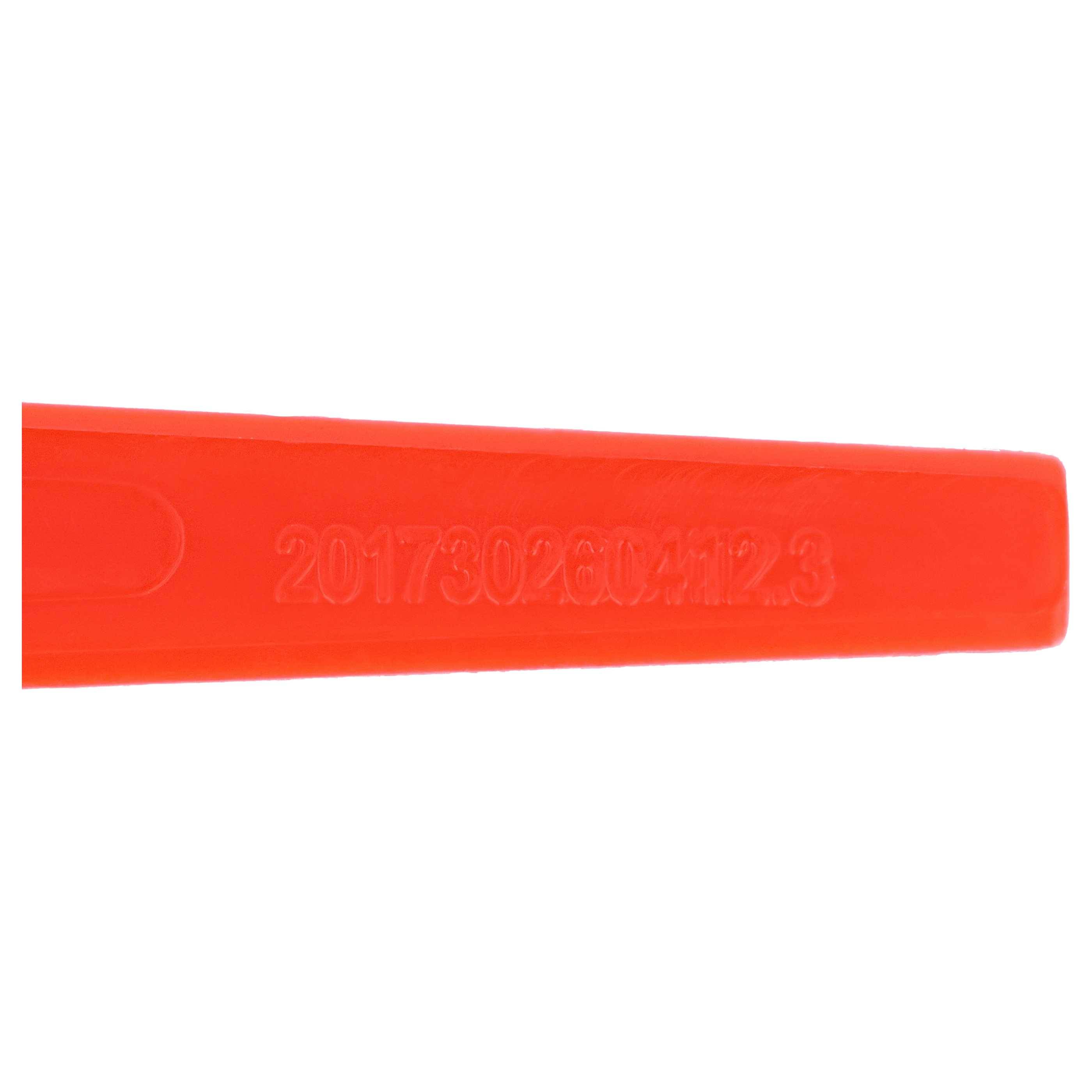 vhbw 10x Ersatz-Messer kompatibel mit Bosch ALM 28, ART 23 Accutrimm, ALM 30 Rasentrimmer - Ersatzklinge Rot, Kunststoff