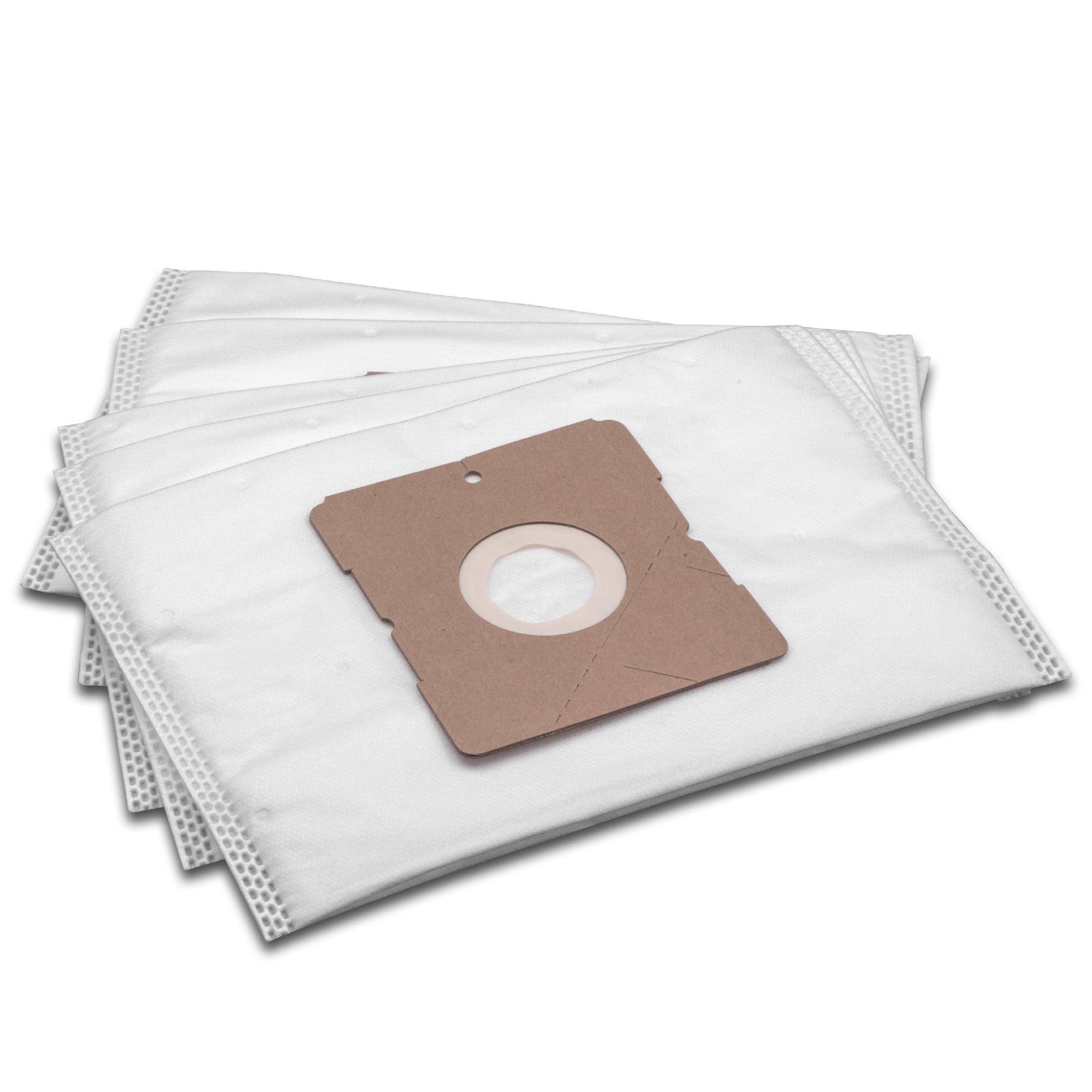 vhbw 5x Staubsaugerbeutel kompatibel mit Kärcher TSC 550, TSC 555, TSC550, TSC555 Staubsauger - Mikrovlies, Weiß