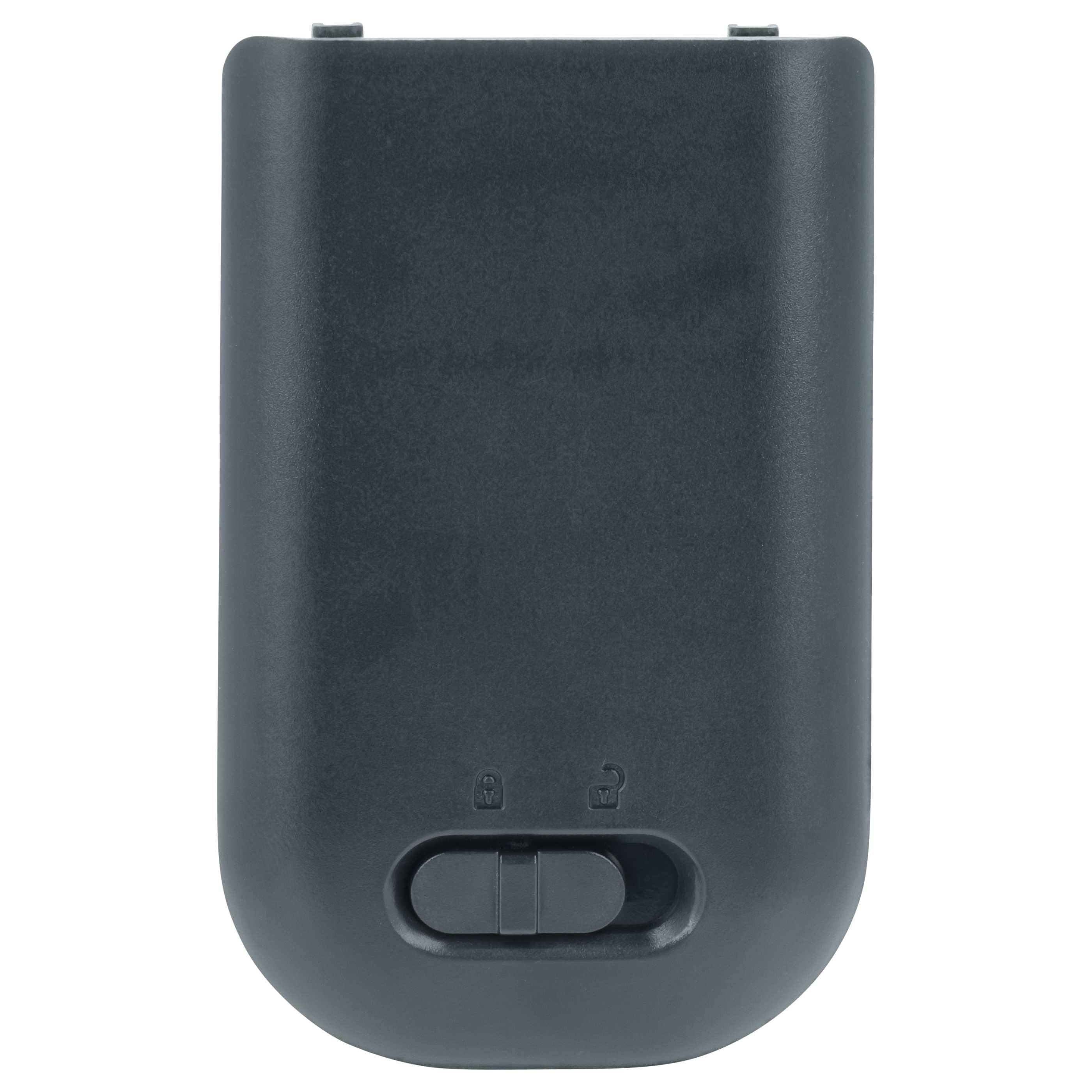 vhbw 10x Akku kompatibel mit Ascom 9D62, D62 DECT, i62 Messenger, i62, DH4-ACAB schnurlos Festnetz Telefon (930 mAh, 3,7 V, Li-Ion) Schwarz