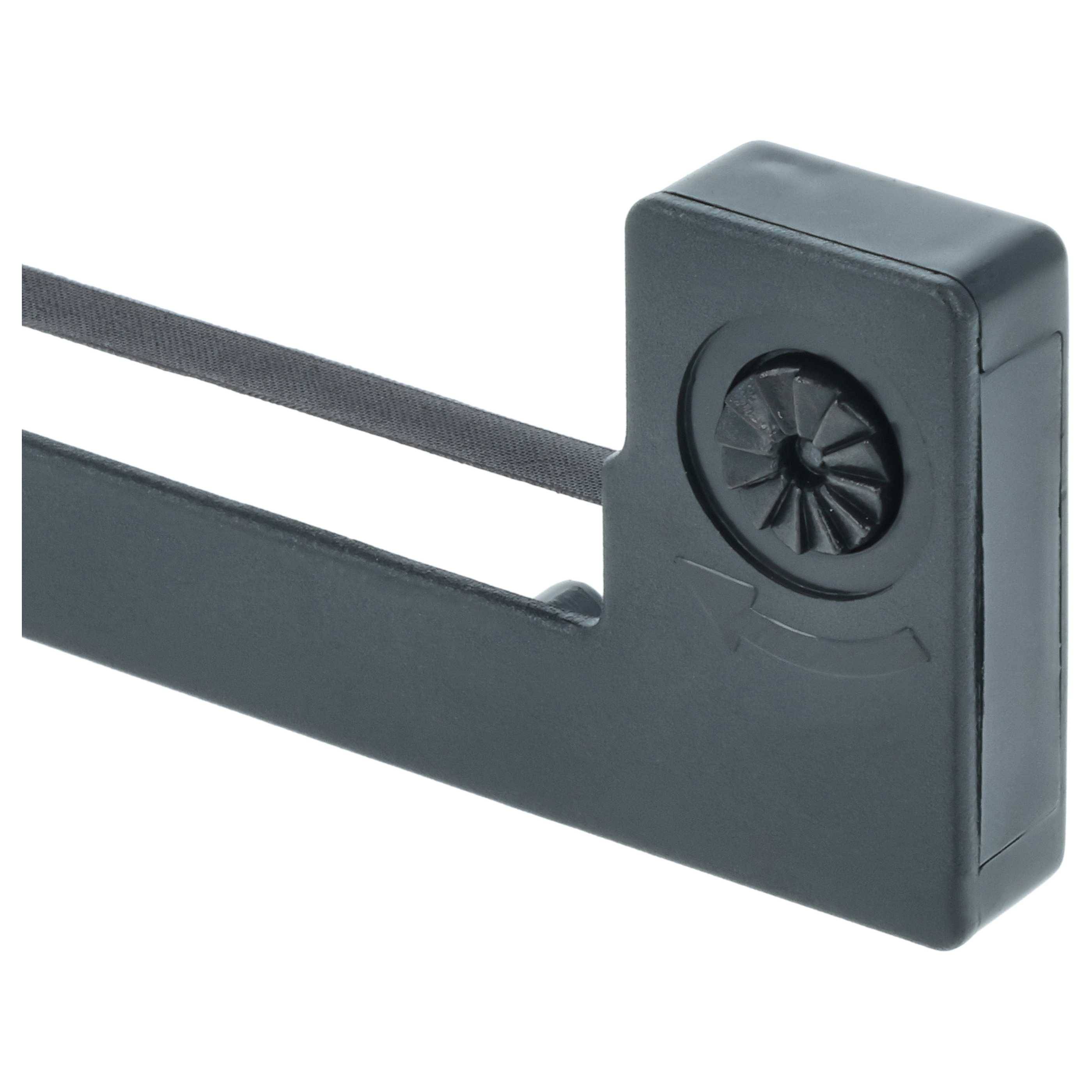 vhbw Farbband Nylonband Tintenband kompatibel mit Nadeldrucker Micronic 445 AA Ersatz für ERC-09, C43S015354.