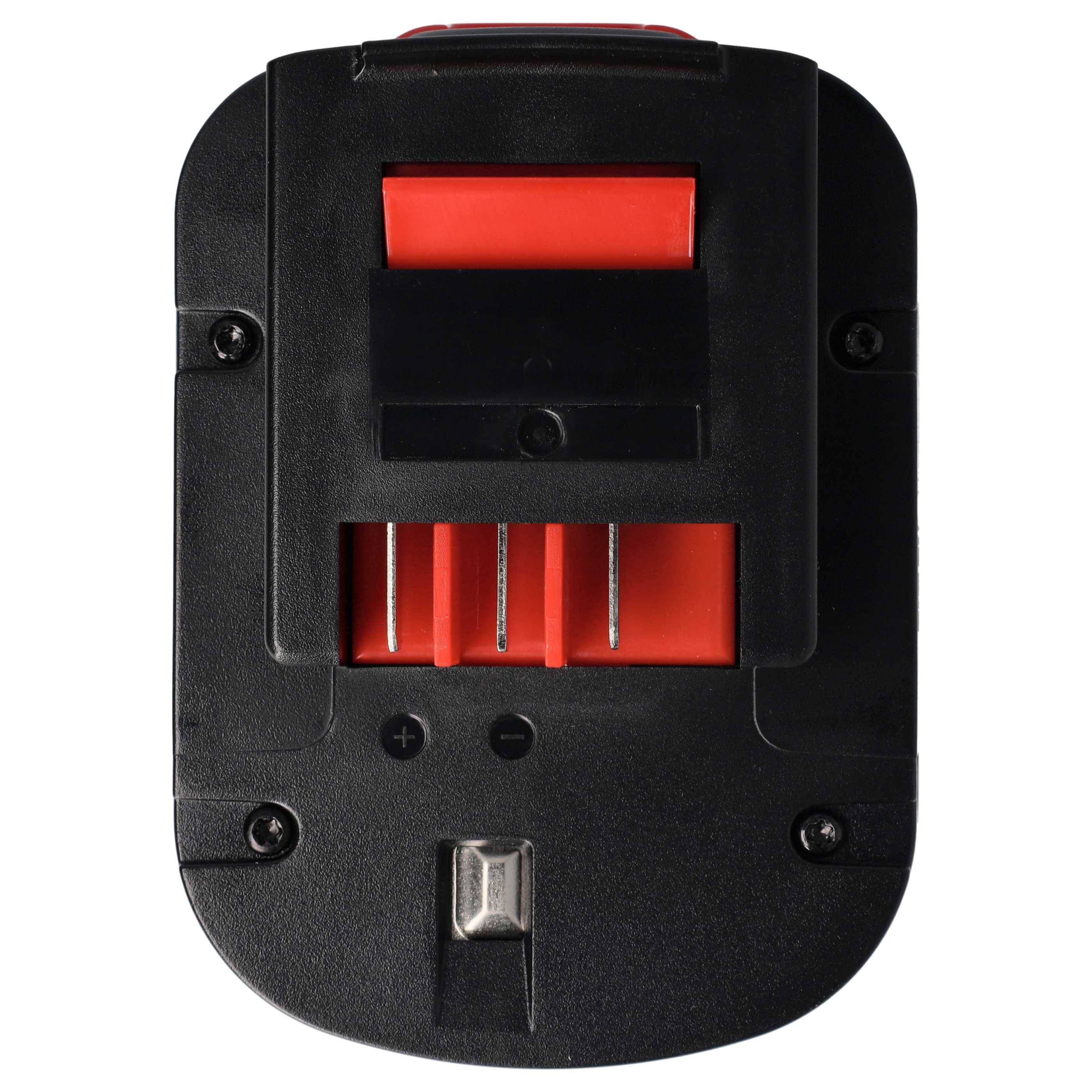 vhbw 2x Akku kompatibel mit Black & Decker BDID1202, CD1200SK, CD12SFK, CDC1200K, CDC120AK Elektrowerkzeug (1500mAh NiMH 12 V)