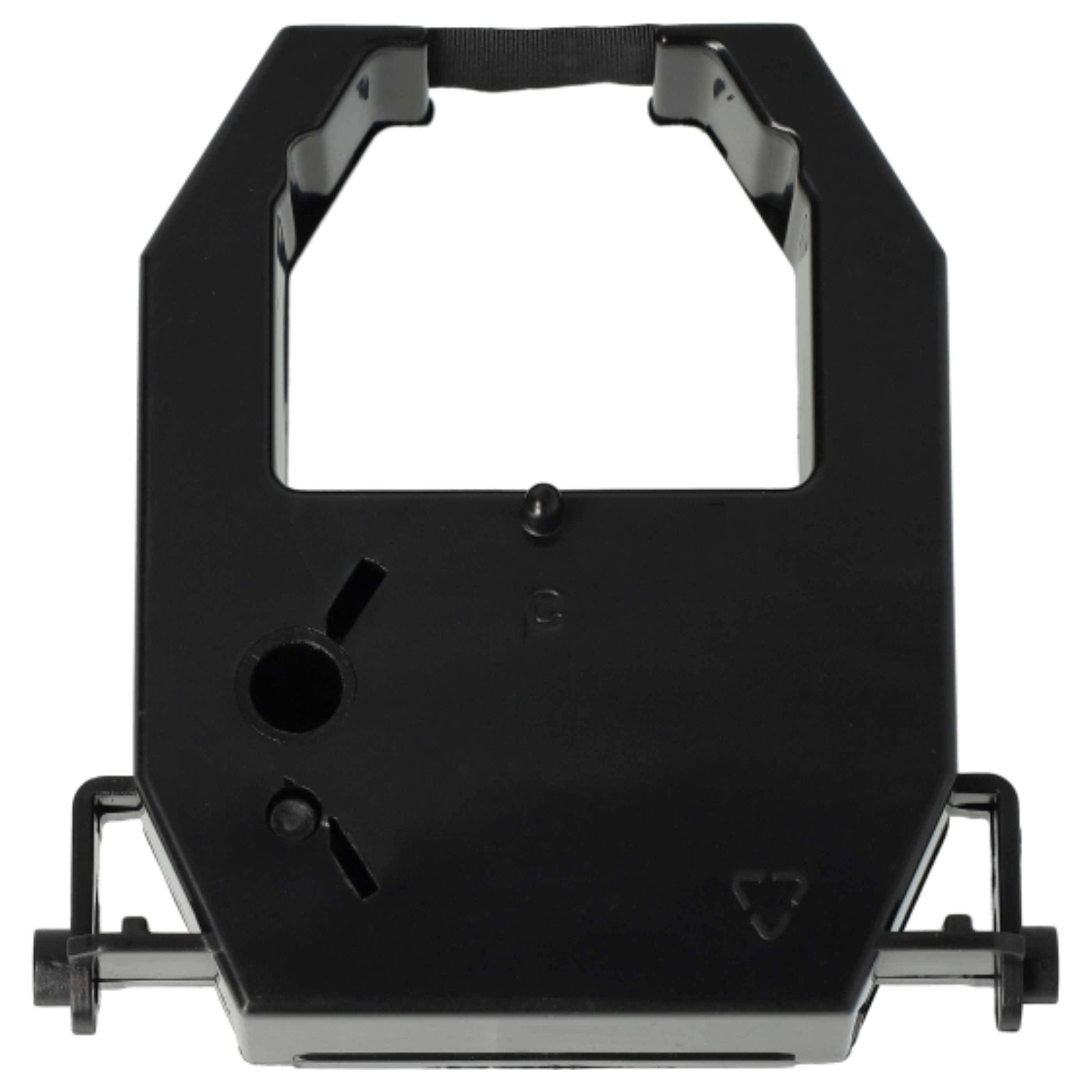 vhbw 10x Farbband Schriftband Ersatz für Amano CE-315150, CE-315152 für Nadeldrucker, Bondrucker - Schwarz