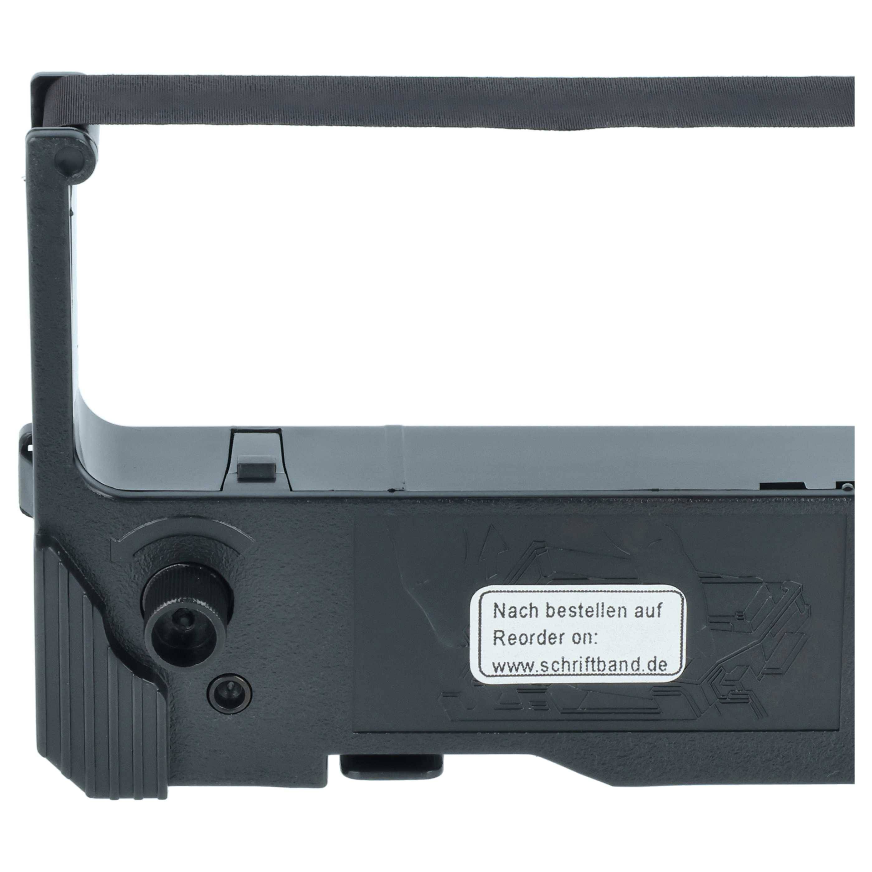 vhbw 5x Farbband Schriftband Ersatz für Star 30980112, RC-200B für Nadeldrucker, Bondrucker - Schwarz