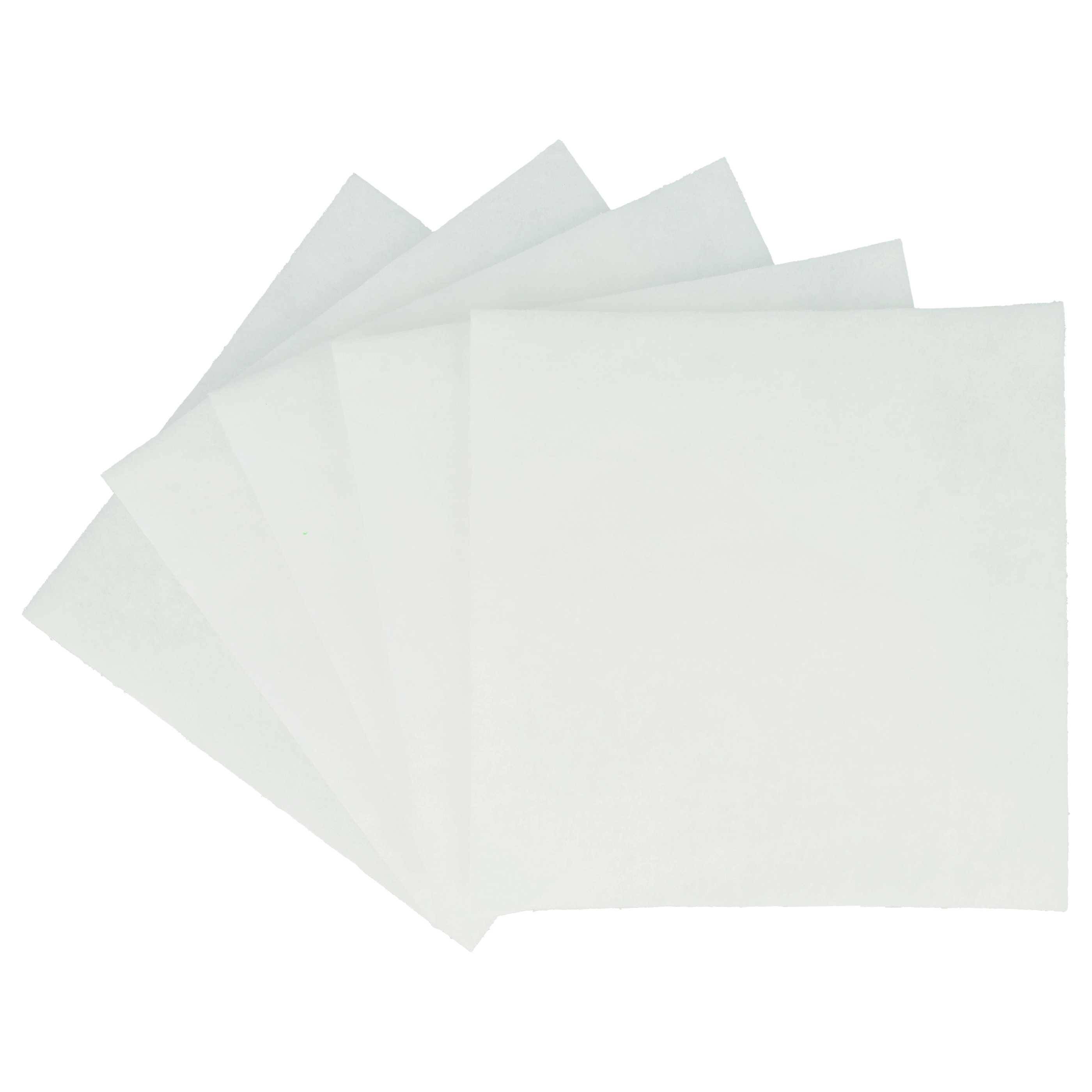 vhbw 5x Filter kompatibel mit Lunos Saphir Abluftgerät Lüftungsgerät Badlüfter - 180 x 180 mm - Ersatz für 2/FSA, 034 185, 34185 - (5er Pack) Zub