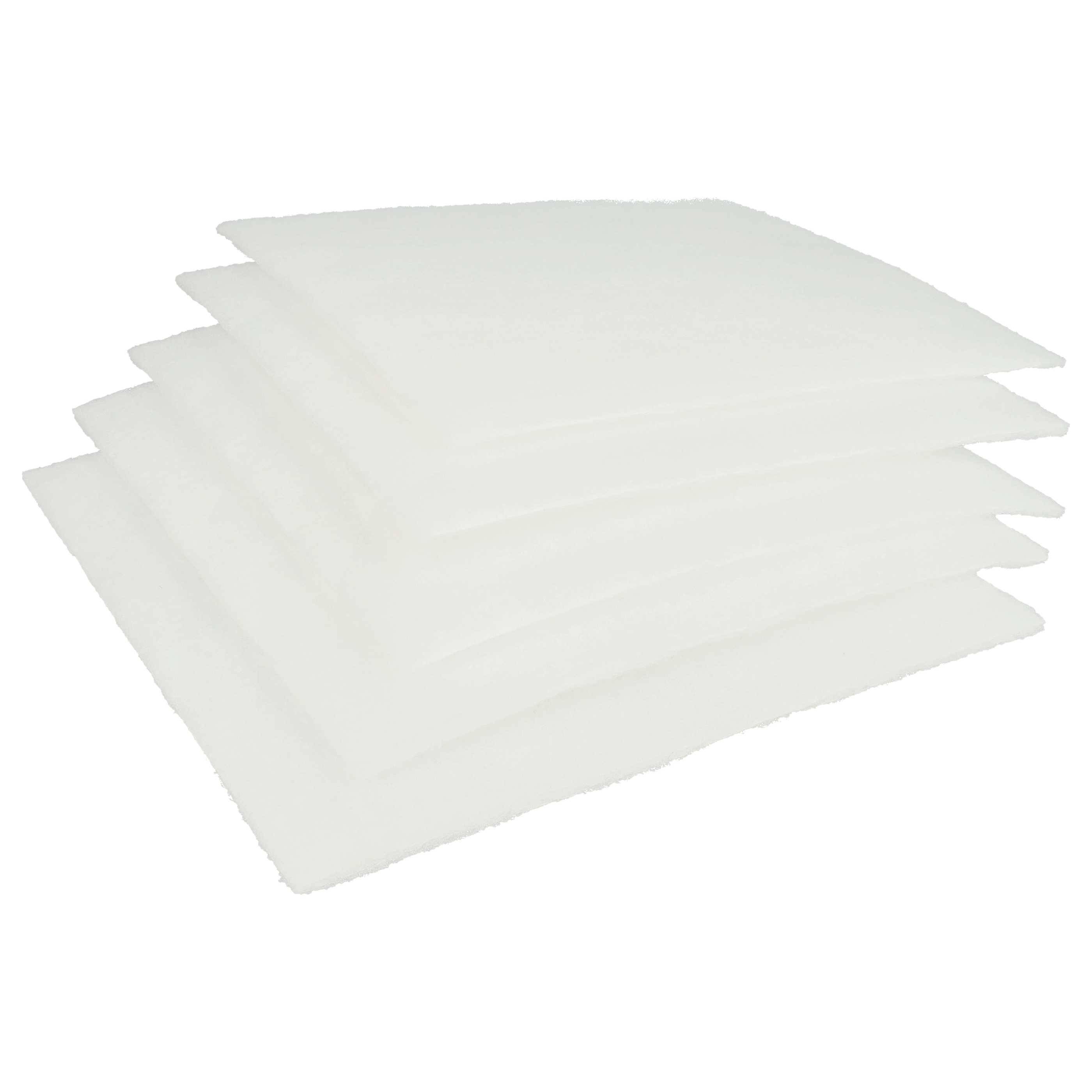 vhbw 5x Luftfilter G2 kompatibel mit Lunos Saphir Lüfter, Badlüfter, Ventilator, Lüftungsgerät - Weiß