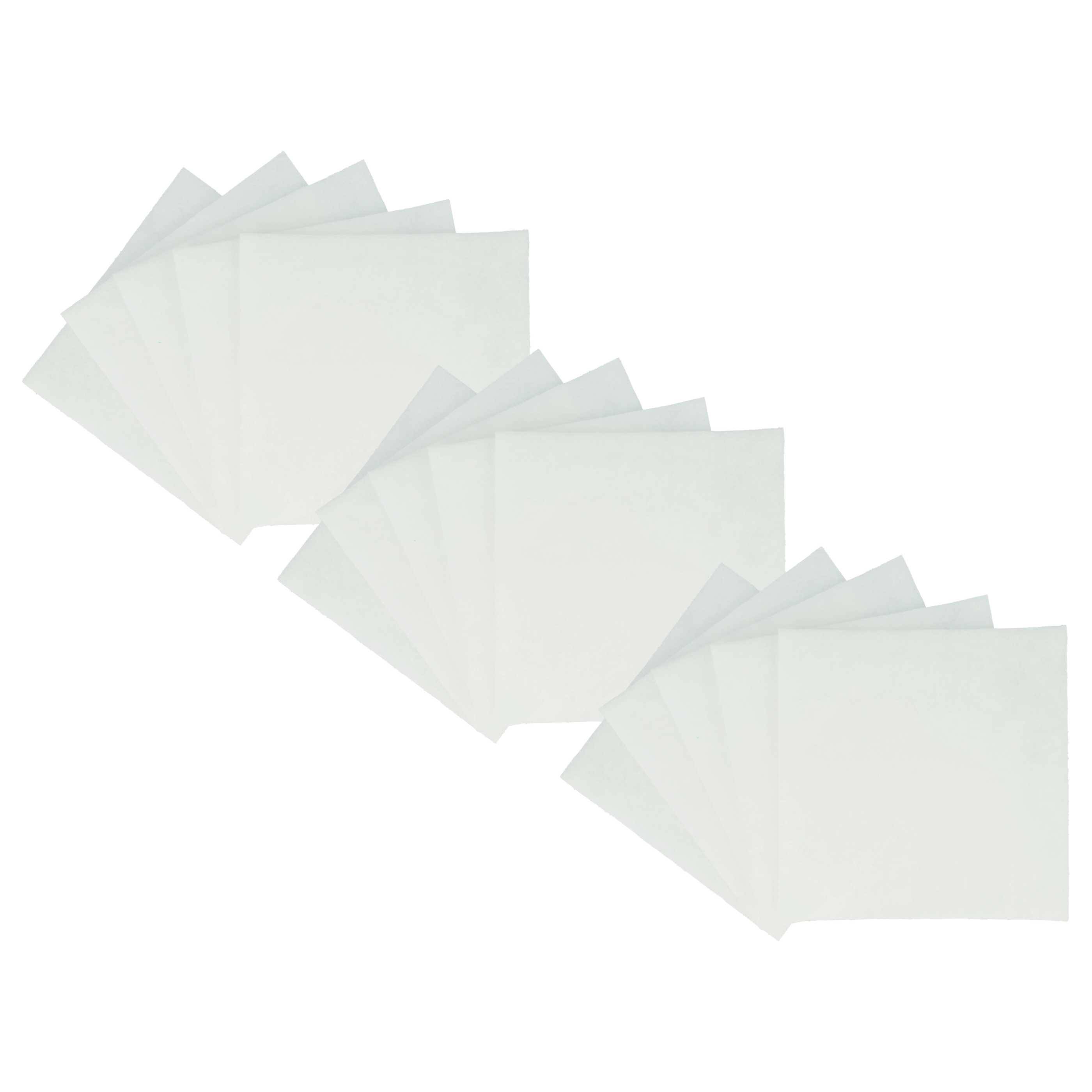 vhbw 15x Luftfilter G2 Ersatz für Lunos 2/FSA, 034185, 034185, 2/FSA für Lüfter, Badlüfter, Ventilator, Lüftungsgerät - Weiß