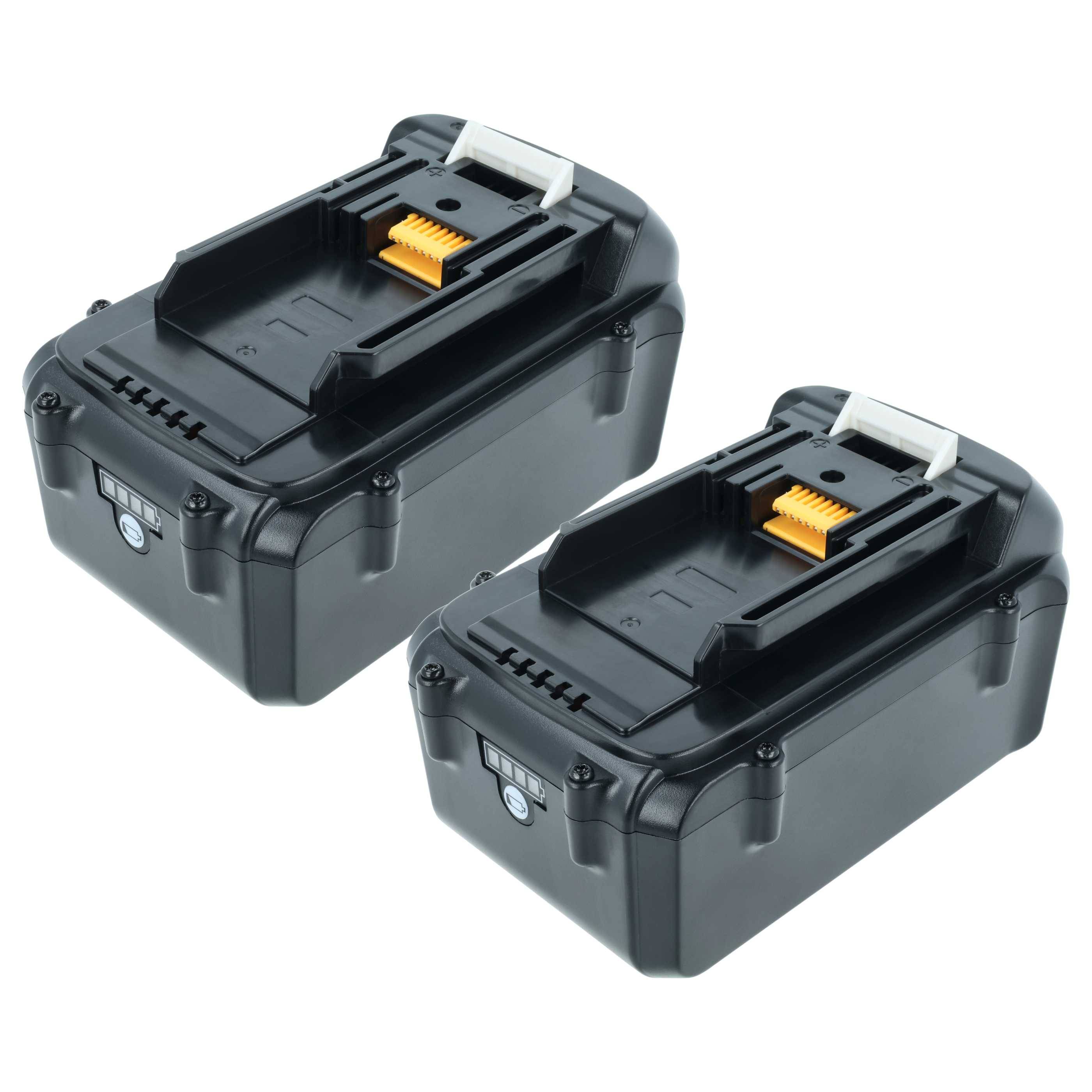 vhbw 2x Akku kompatibel mit Makita UC250DZ, UC250DWBEP, UC250DWBE, UH550D, UH550, UC250DWB, UC250D Werkzeug (4000 mAh, Li-Ion, 36 V)