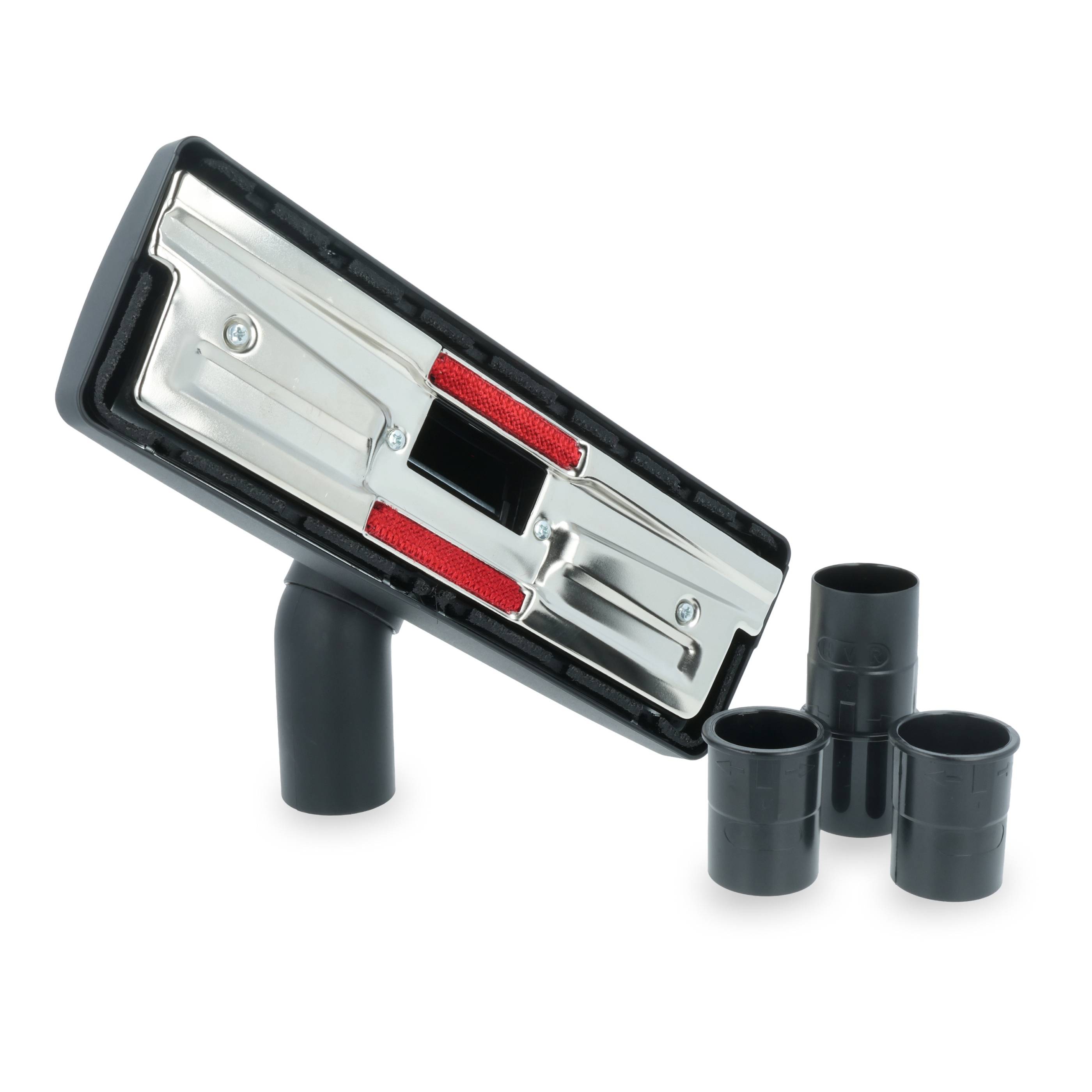vhbw Bodendüse Typ 32 mit 35mm-Anschluss & Adapter-Set kompatibel mit Bosch BSG71810GB/04, BSG71810GB/07, BSG71810IL/01, BSG71810IL/03 Staubsauger