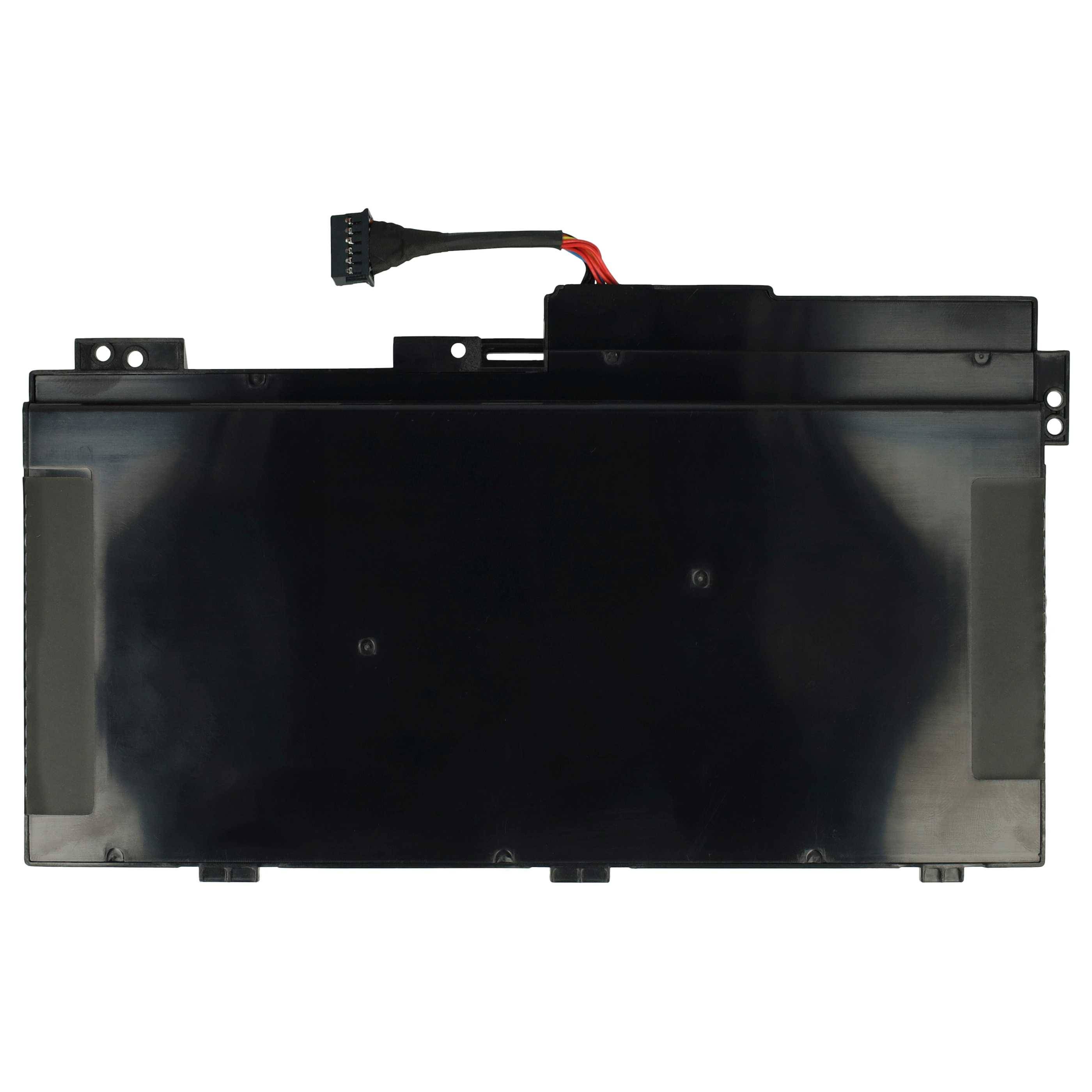 Schwarze rechteckige elektronische Batteriebox mit Anschlusskabel und Befestigungslaschen, isoliert auf weißem Hintergrund dargestellt.