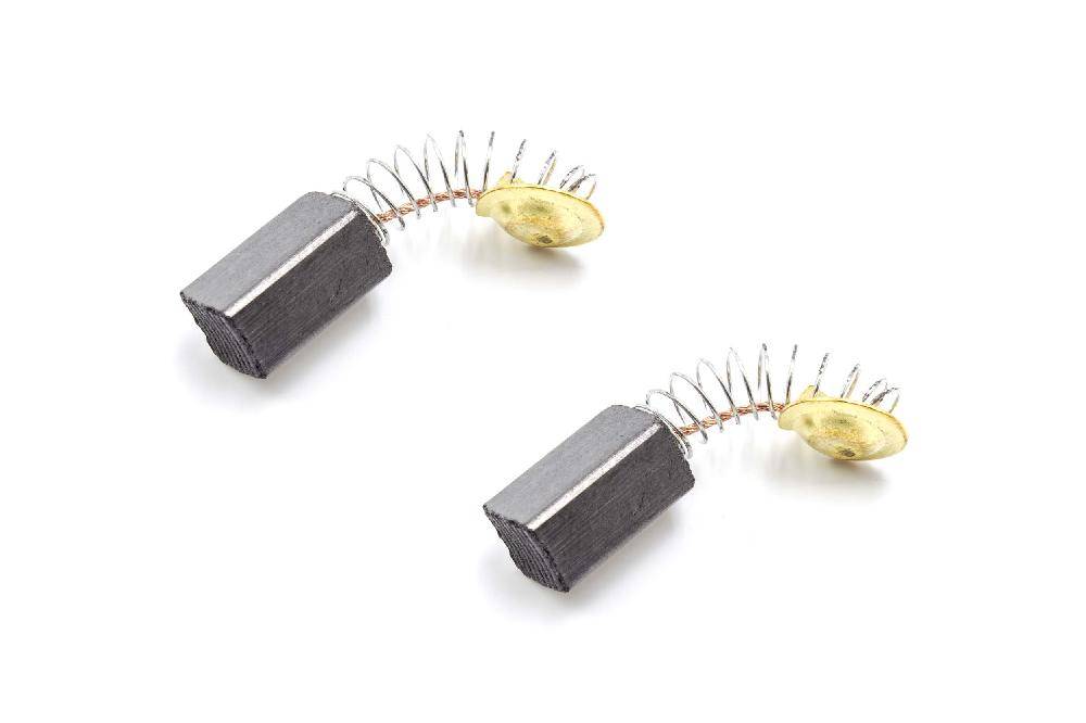 vhbw 2x Kohle-Bürste, Motorkohle, Schleifkohle 6,5mm x 7,5mm x 13mm kompatibel mit Elektrowerkzeug Hitachi LDU4, M6SA, M6SB, P20SB, PDA100D, PDA100G