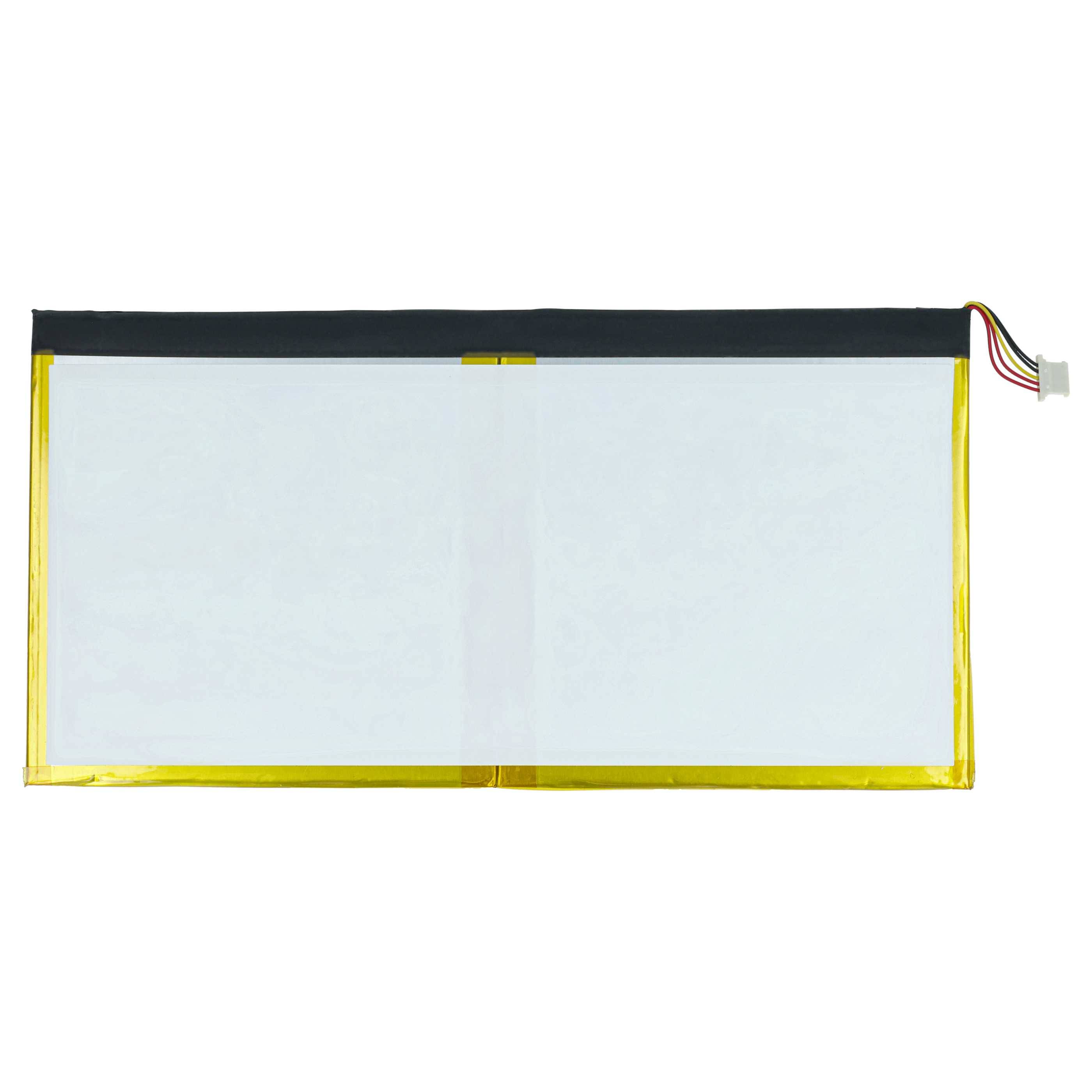 vhbw Akku kompatibel mit Acer Iconia TAB 10 A3-A50-K4K4 Tablet Pad (5700 mAh, 3,7 V, Li-Polymer) mit 5-Pin-Anschluss