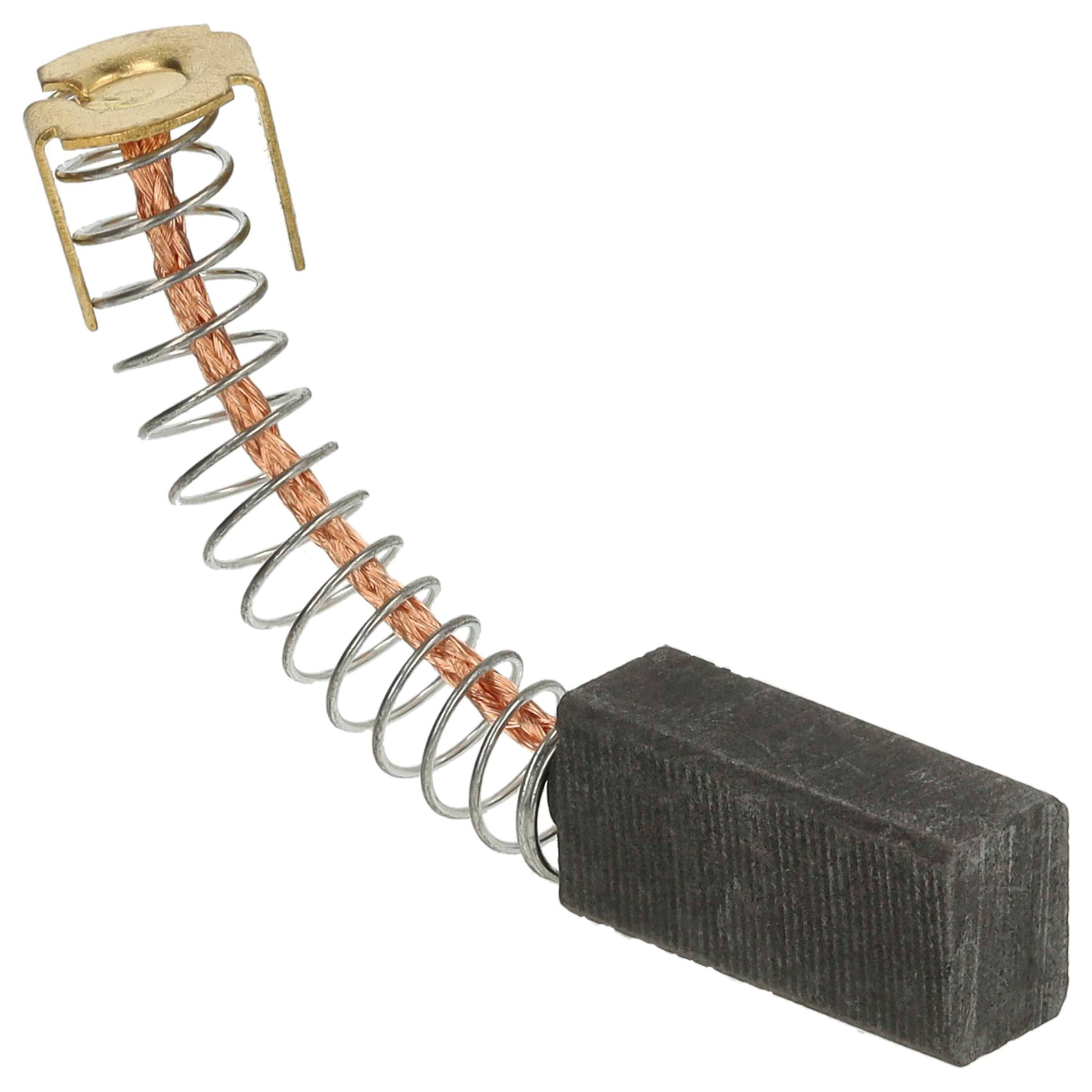 vhbw 2x Kohle-Bürste, Motorkohle, Schleifkohle 6mm x 8mm x 18mm kompatibel mit AEG, AtlasCopco, Black&Decker, Dewalt, Einhell Elektrowerkzeug