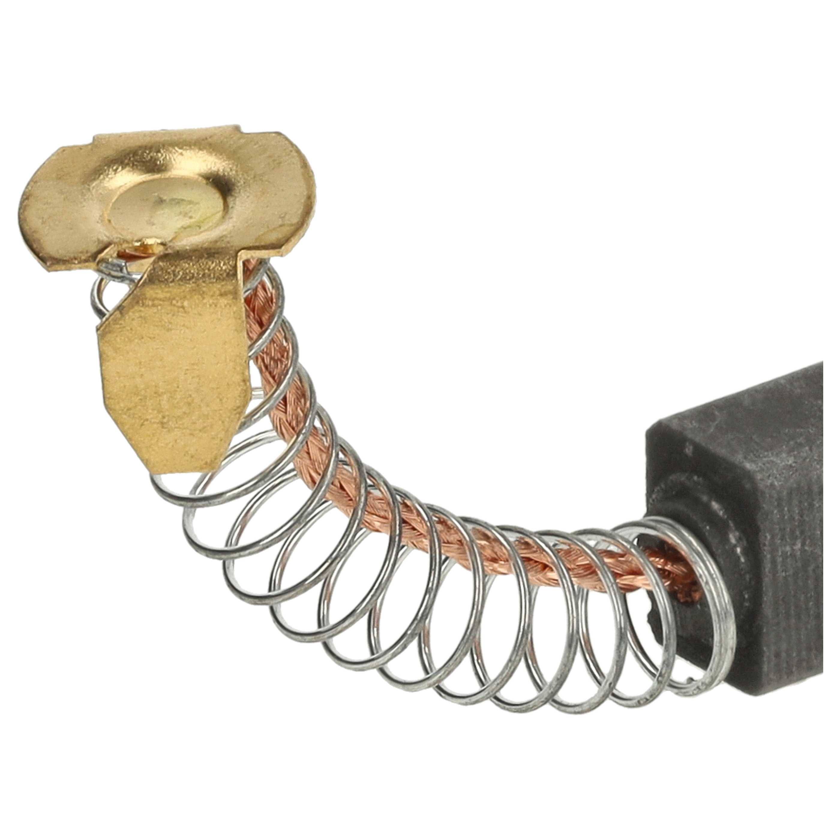 vhbw 2x Kohle-Bürste, Motorkohle, Schleifkohle 6mm x 8mm x 18mm kompatibel mit AEG, AtlasCopco, Black&Decker, Dewalt, Einhell Elektrowerkzeug
