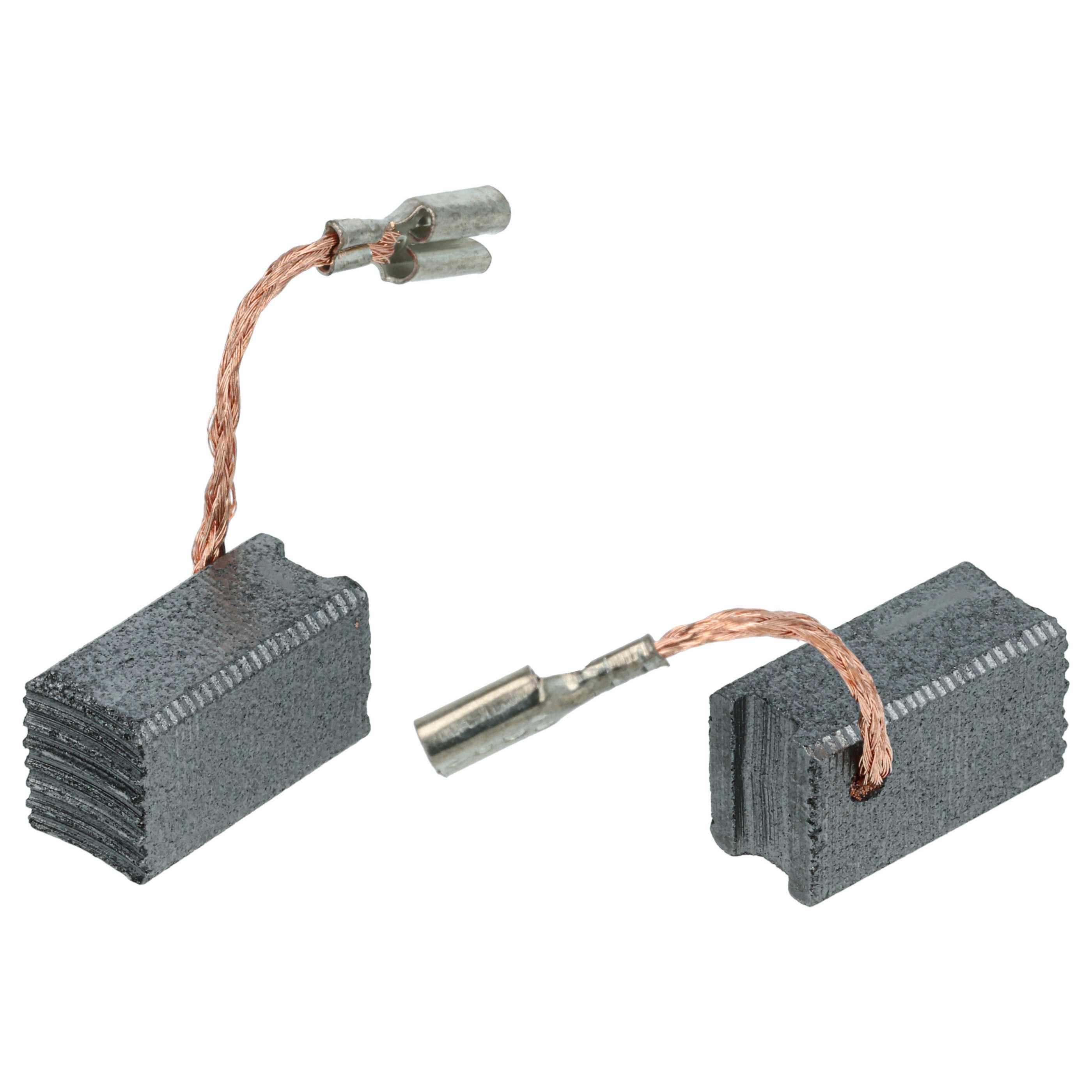 vhbw 2x Kohlebürste 6,5x8x13 mm kompatibel mit Bosch GWS 720 | 3601C88 083 bis 086 Elektrowerkzeug