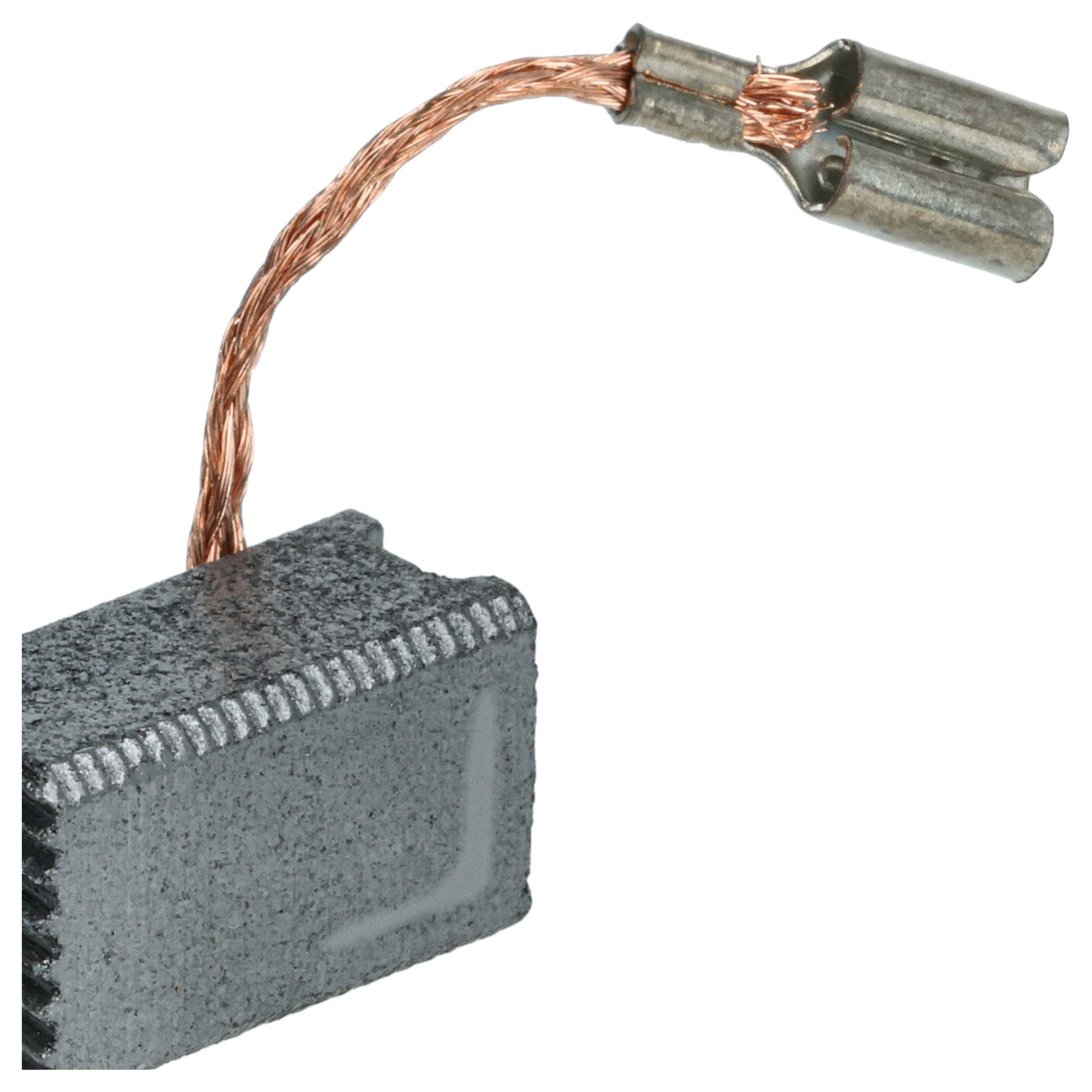 vhbw 2x Kohlebürste 6,5x8x13 mm kompatibel mit Bosch GOP 250 CE, GOP 2000 CE, GEF 7 E, GWS 7-100 ET, GWS 7-100, GOP 30-28 Elektrowerkzeug