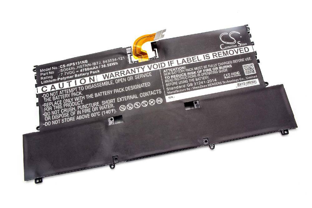 Schwarzer Lithium-Polymer-Akku für HP-Laptop, mit der Marke 