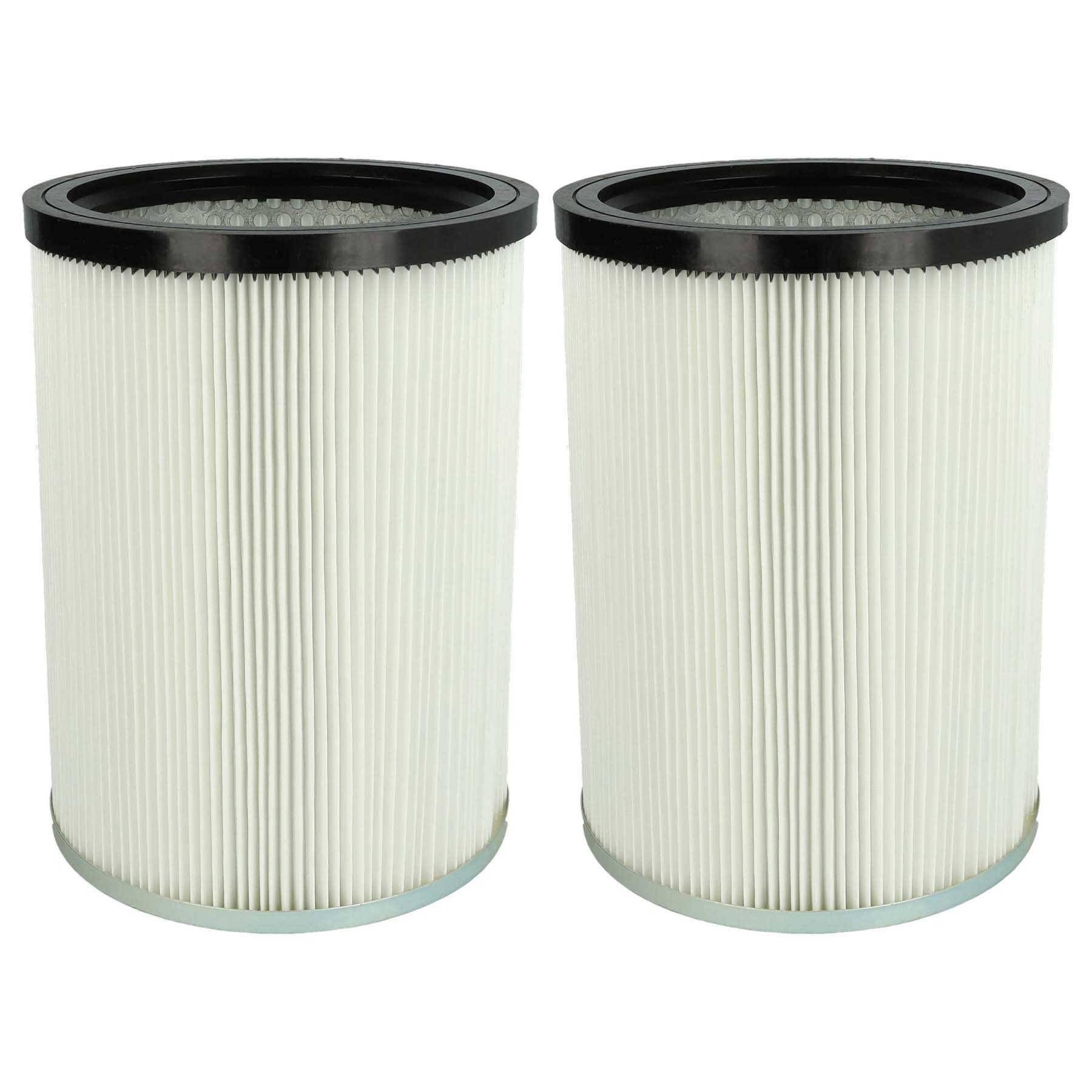vhbw 2x Faltenfilter kompatibel mit Kärcher NT 70/3 Tc *EU, NT 90/2 Me Classic *AR, NT 90/2 Me Classic *BR 127 V Staubsauger - Patronenfilter Weiß