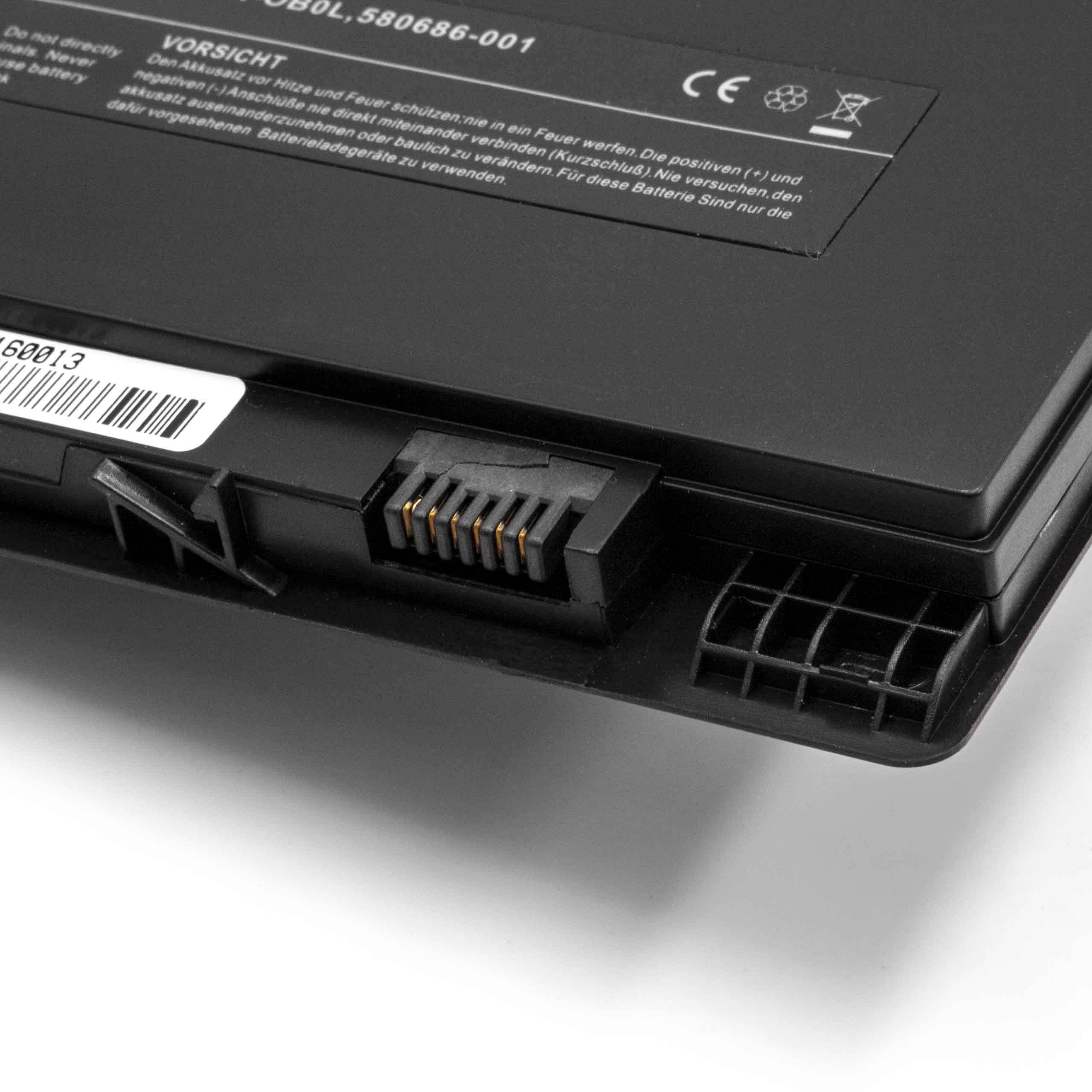 vhbw Akku kompatibel mit HP Pavilion dm3-1044nr, dm3-1040ev, dm3-1040ez, dm3-1040us Notebook (5200 mAh, 11,1 V, Li-Polymer)