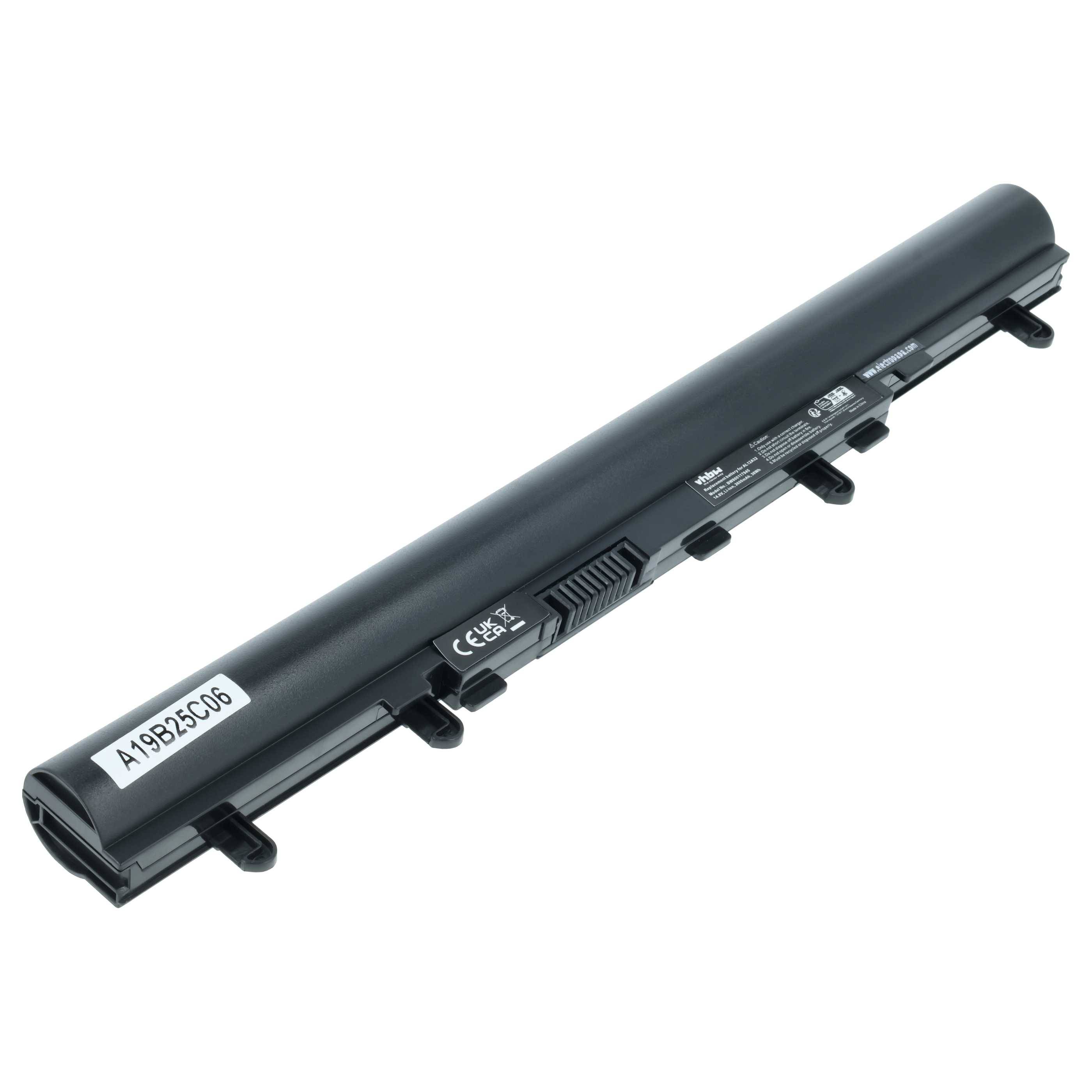 vhbw Akku kompatibel mit Acer Aspire V5-571PG, V5-WE2, V5-571P, V5-571G Notebook (2600 mAh, 14,8 V, Li-Ion)