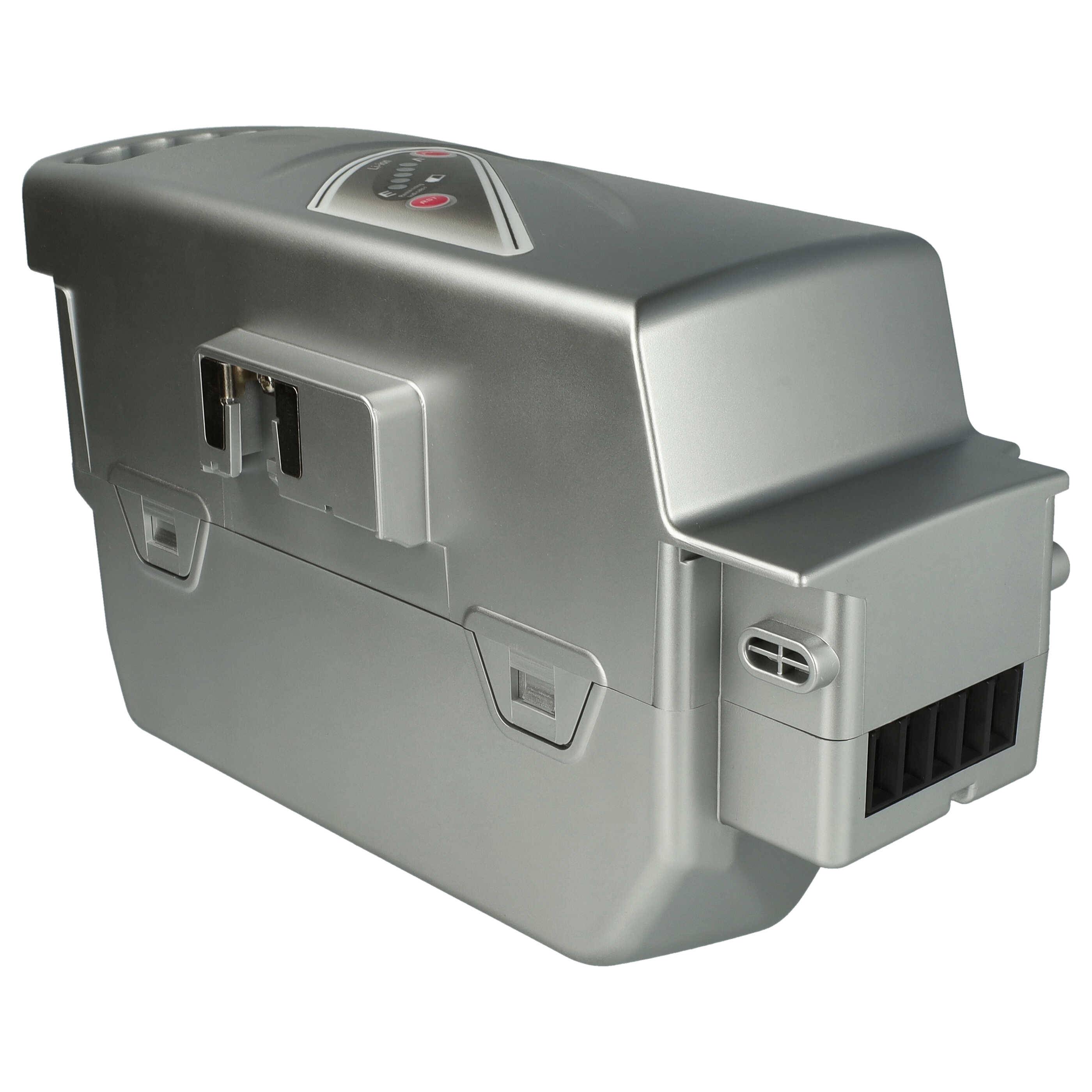 vhbw Akku kompatibel mit Kettler Twin Center LCD PLUS NX8, Front NX8, Center NX7 E-Bike (15,6 Ah, 25,2 V, Li-Ion) - Silber