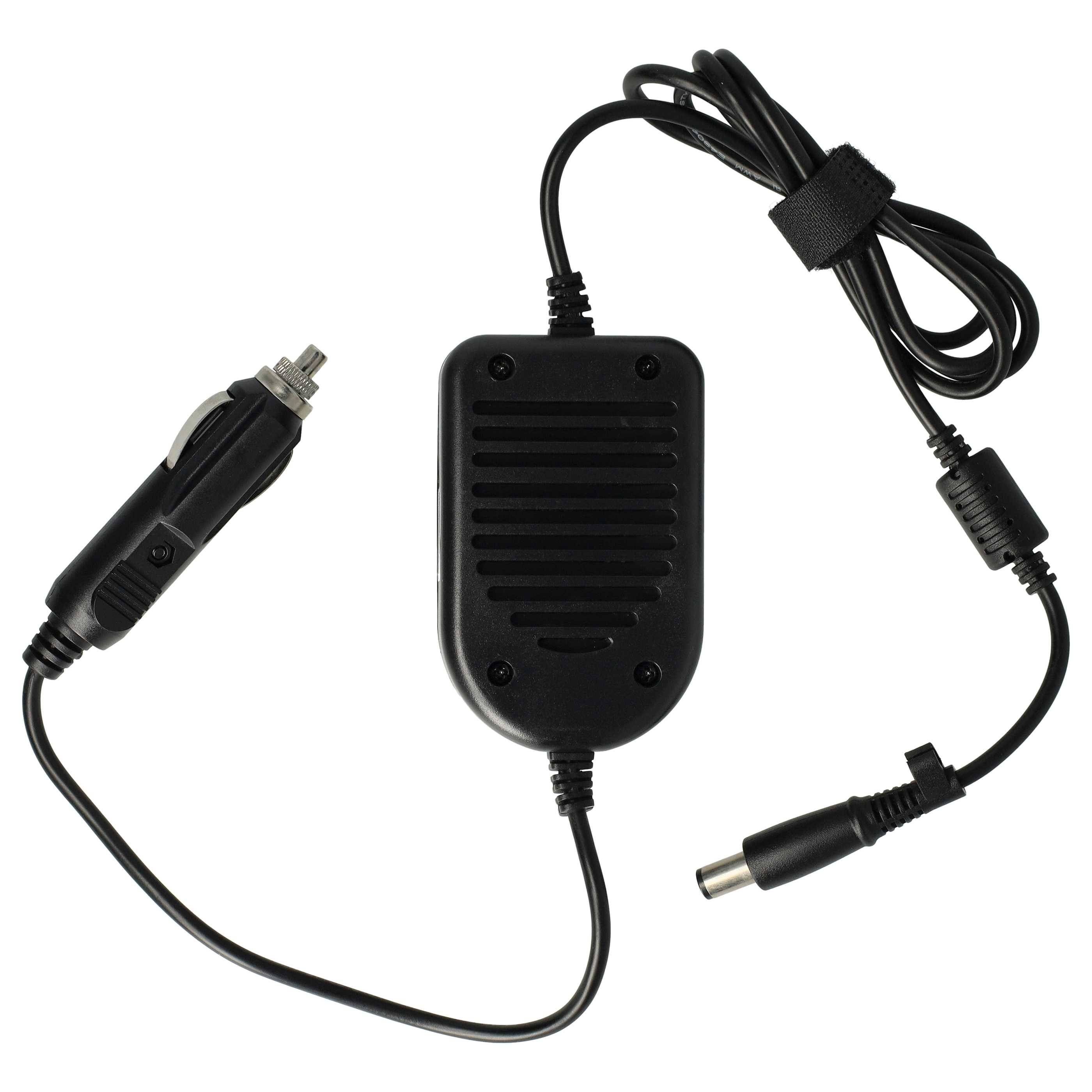 vhbw KFZ-Ladekabel Ersatz für Dell ODF266, F2663, XD757, PA-1900-02D für Notebook - 12V Ladegerät Schwarz 4.62 A
