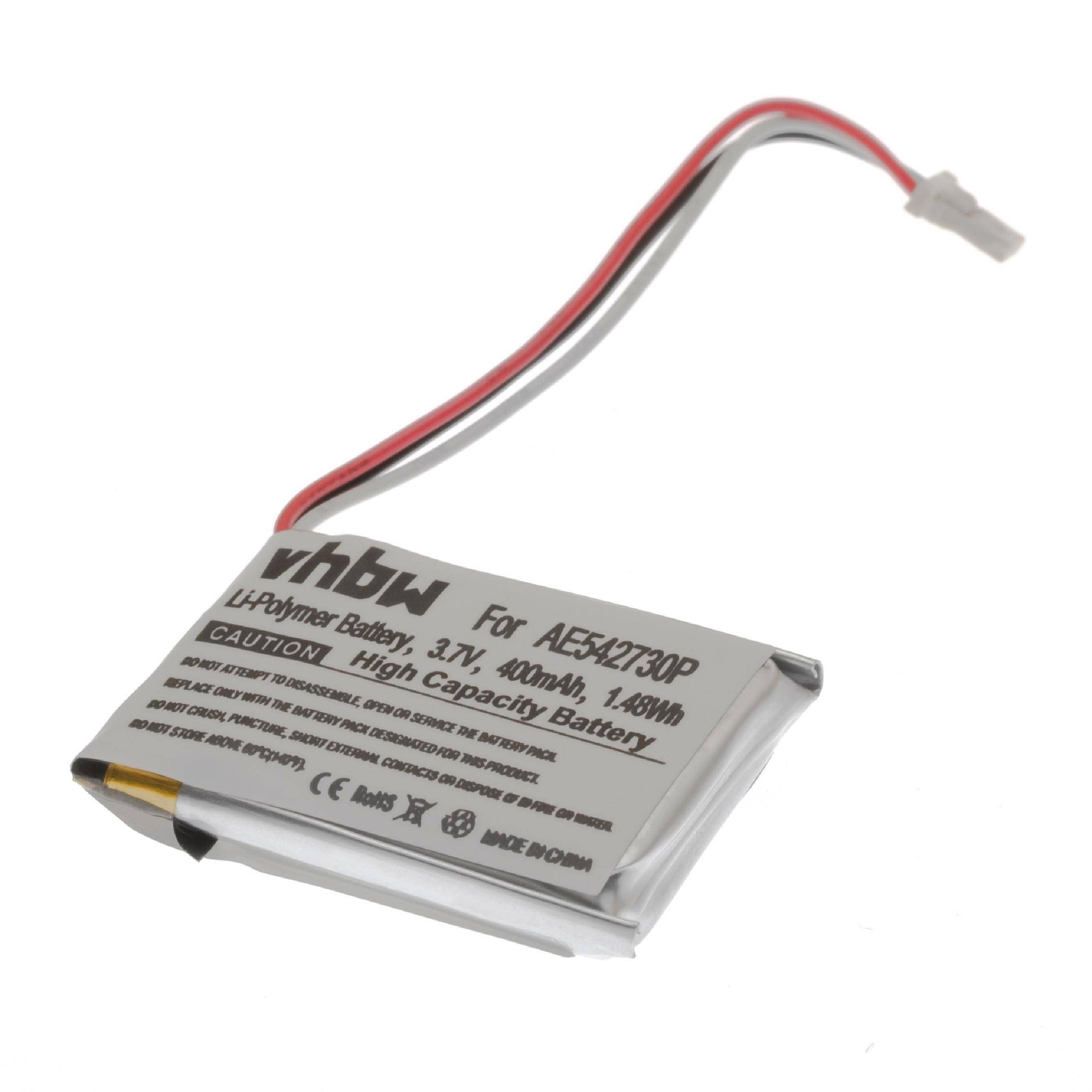 vhbw Akku kompatibel mit Bushnell Neo Ghost, 368224, Neo Ghost 2015 GPS Navigation Navi (400 mAh, 3,7 V, Li-Polymer)