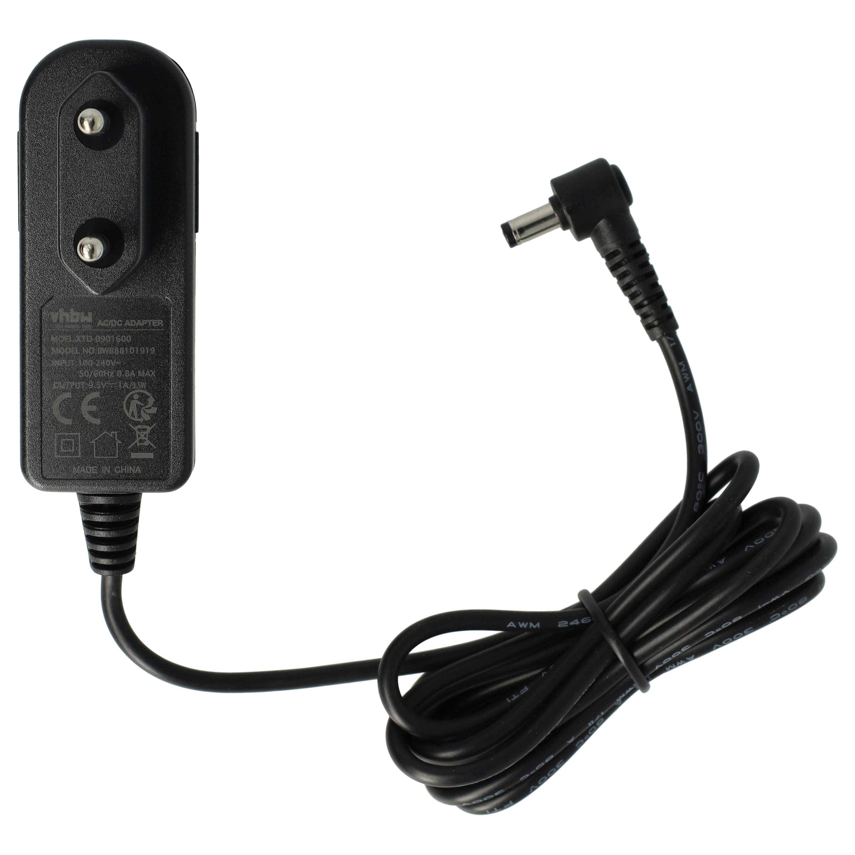 vhbw 1x Netzteil kompatibel mit Casio CTK-4200, LK-120, LK-125, LK-127, LK-130, LK-135, LK-136, LK-160, LK-165, LK-240, LK-247, LK-280, SA-46