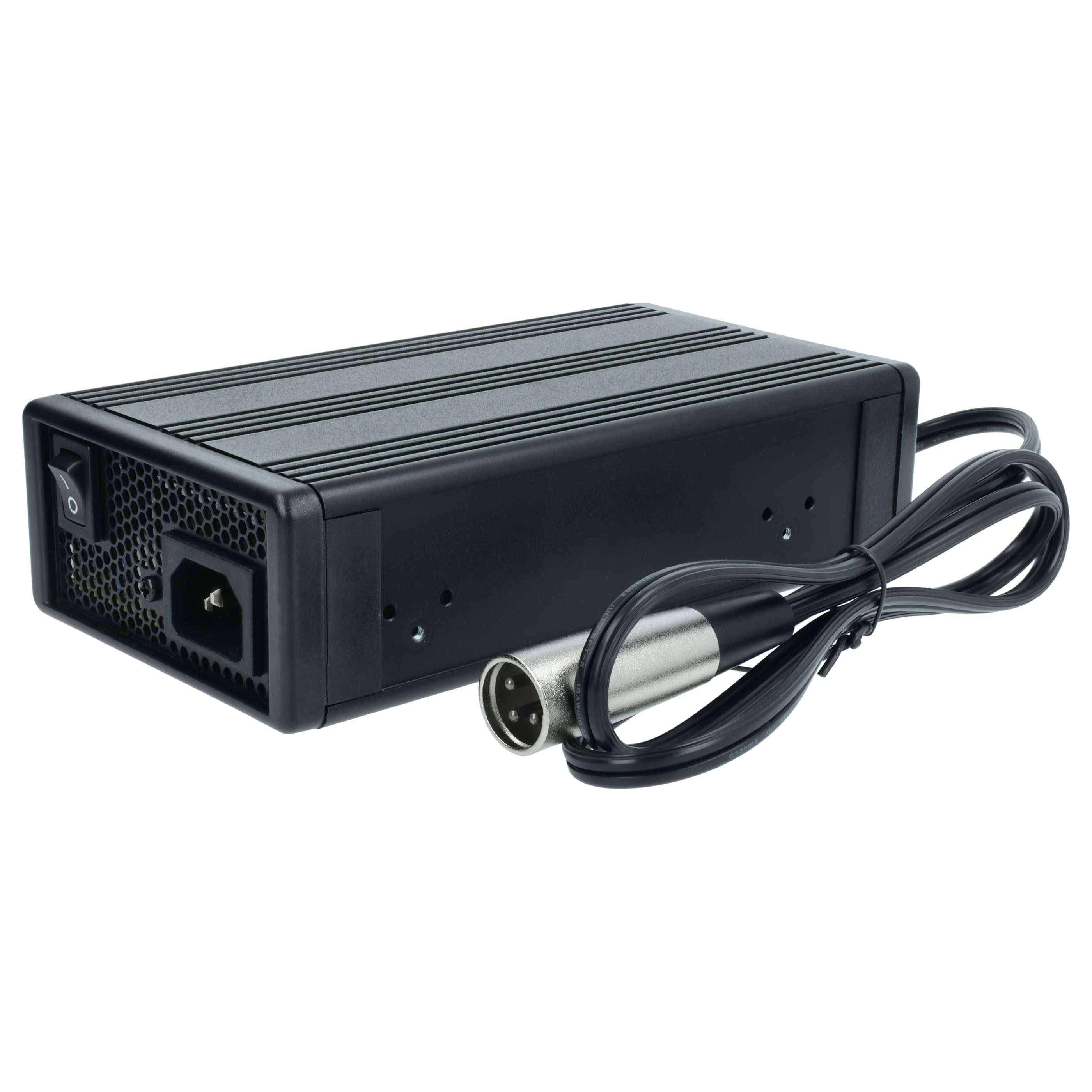 vhbw Ladegerät kompatibel mit Ambrogio B025DE0, L100, L20, B029DE0, B029EL0, B025EL0, L15, L200 Akku-Rasenmäher Roboter Li-Ion-Akkus (24V)