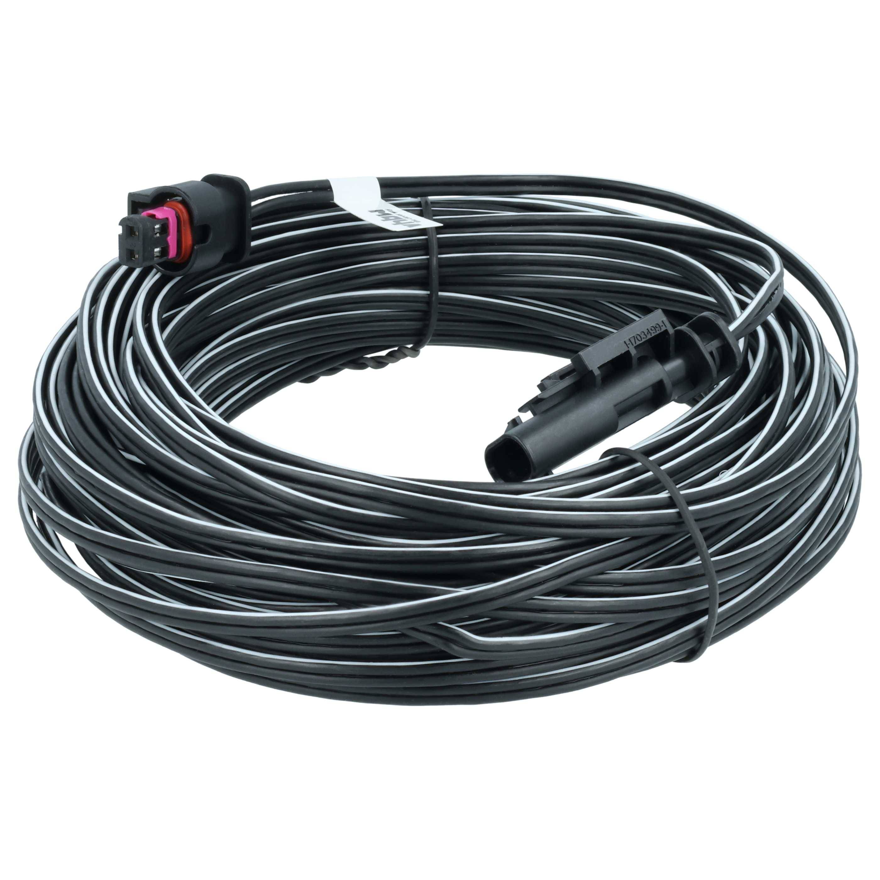 vhbw Niederspannungs-Kabel kompatibel mit Gardena Robotic R70L,i R75Li, R80Li ab 2013-2015 Mähroboter - Transformator Kabel, 20 m