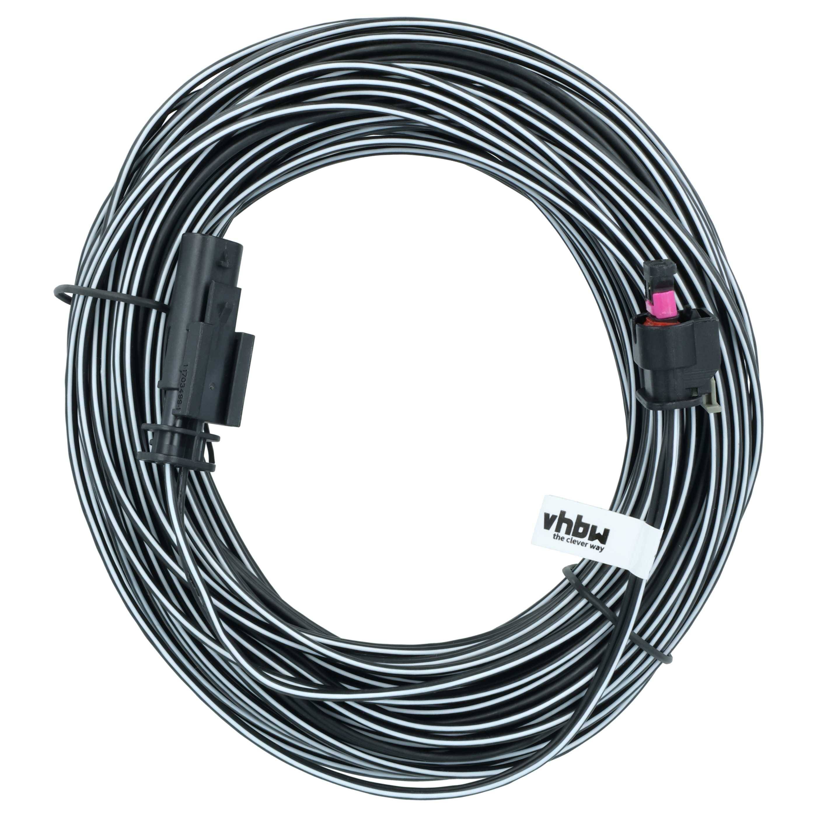 vhbw Niederspannungs-Kabel kompatibel mit Gardena Robotic R38Li R40Li R45Li R50Li 2012-2015 Mähroboter - Transformator Kabel, 20 m