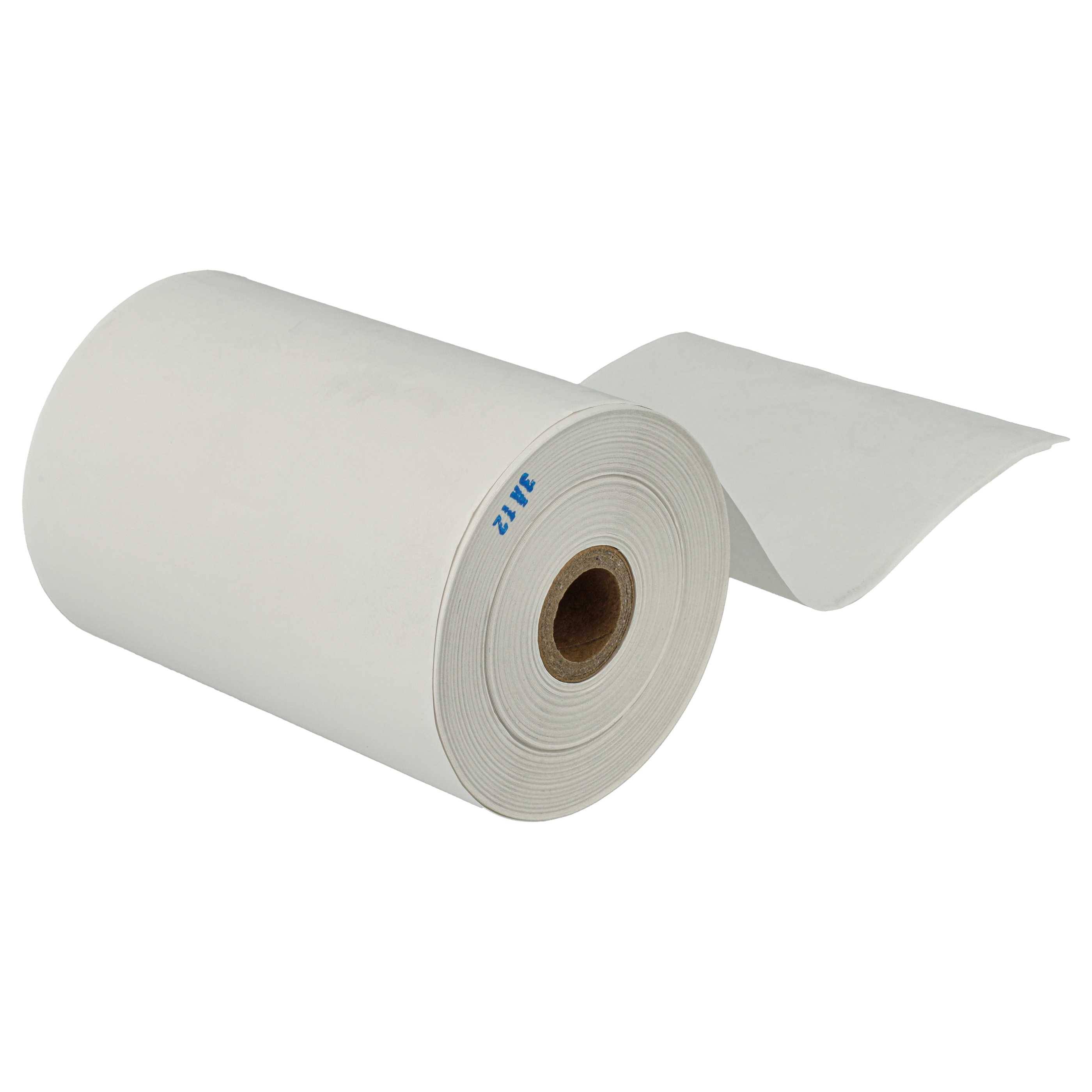 vhbw 5x Etiketten-Rolle 80mm x 29,3m kompatibel mit Brother RJ-3150, D-2020, RJ-3050, RJ-4030, RJ-4040 Etiketten-Drucker - Standard