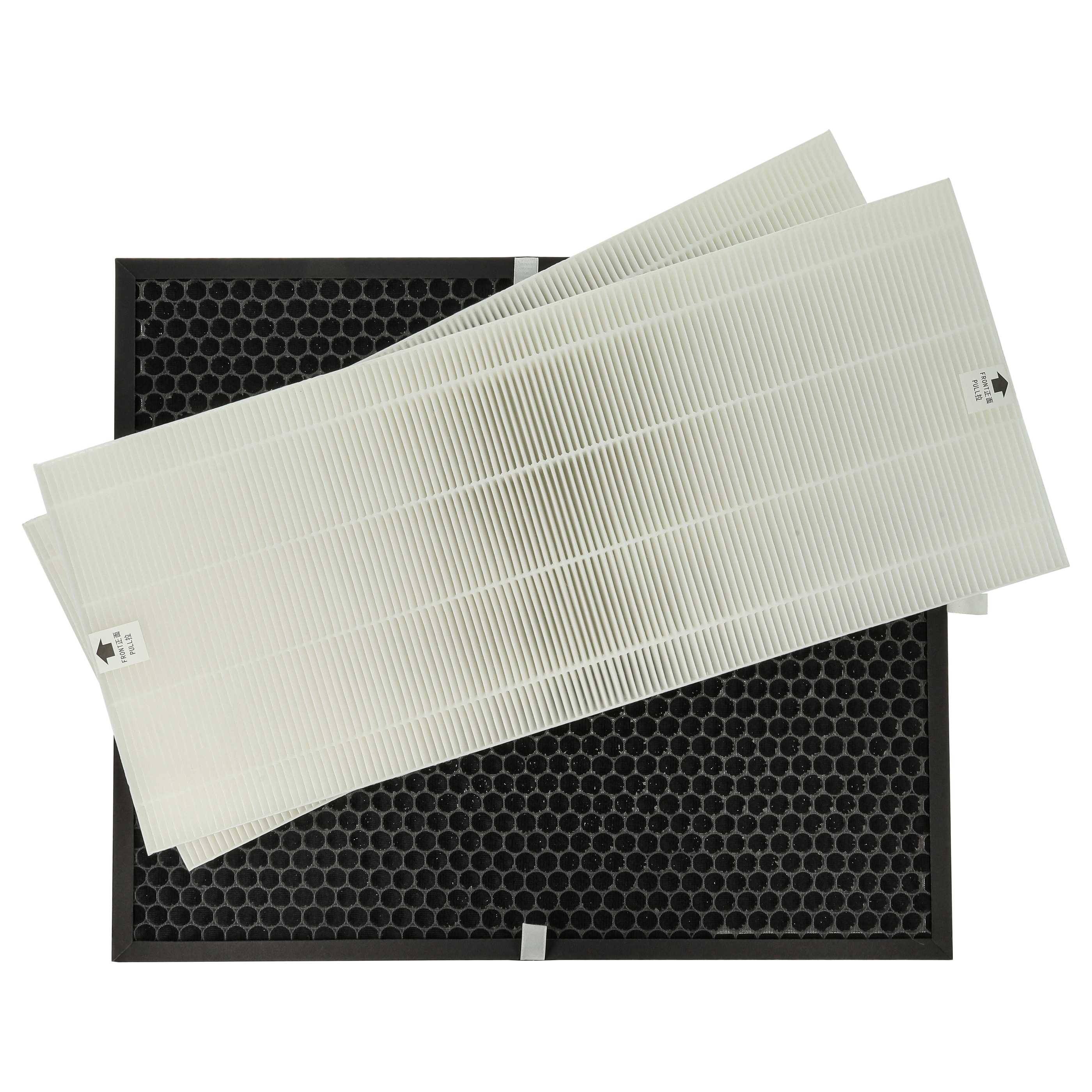 vhbw 2-teiliges Filter-Set Ersatz für Winix 114290, 524540 für Luftreiniger - HEPA-Filter, Aktivkohlefilter