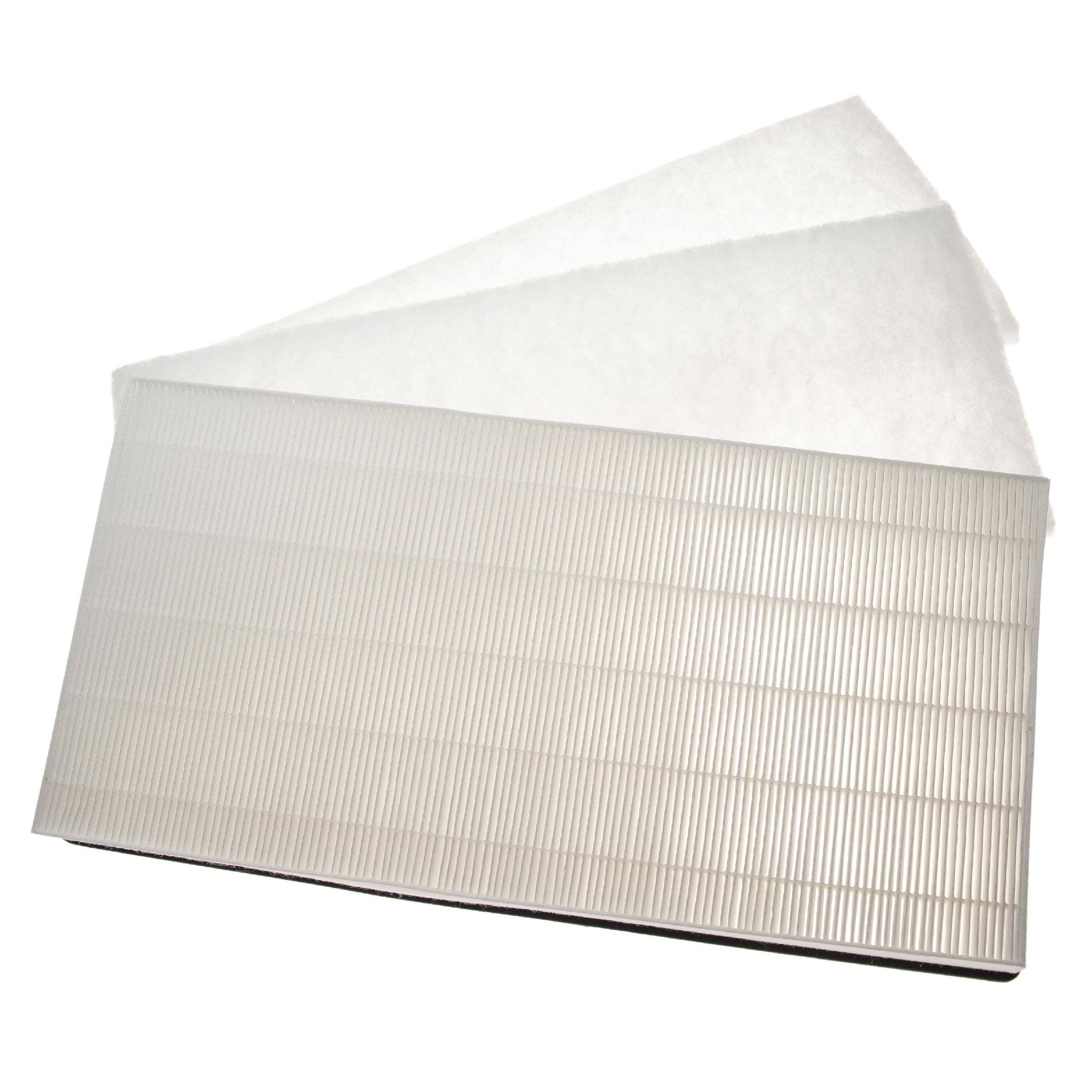 vhbw Filterset kompatibel mit Vallox ValloPlus 450 SC, 450 SE, 450 SE Sole, 500 SC Lüftungsgerät - Luftfilter (3 Stück), Weiß
