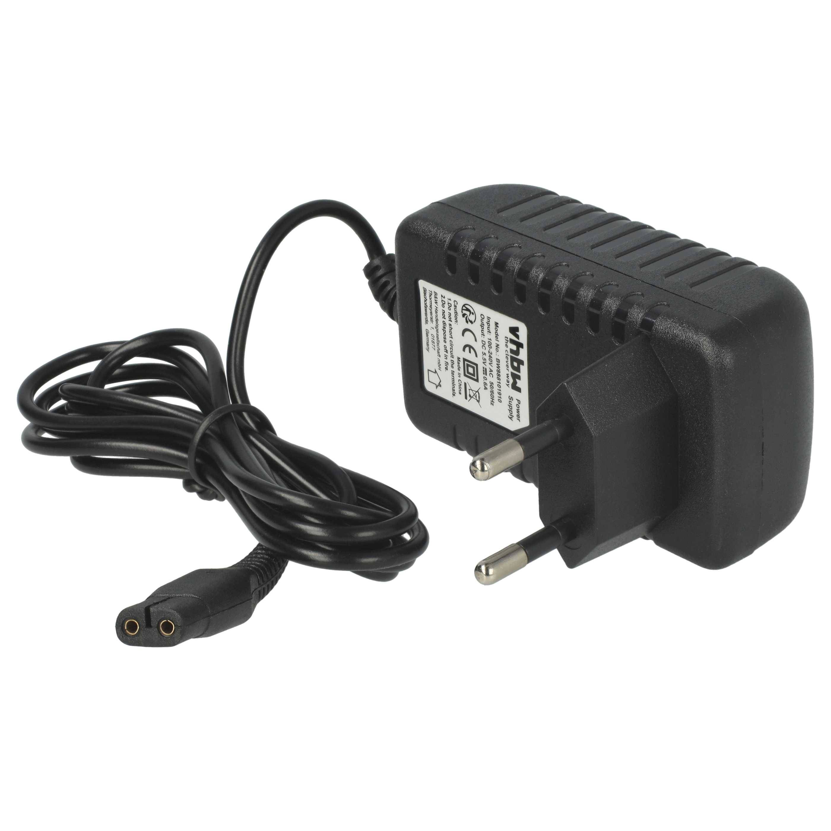 vhbw Ladegerät kompatibel mit Kärcher KV 4 Premium, KWI 1, KV 4, KWI 1-AN, KB 5 Fenstersauger, Fensterreiniger - 5,5 V, 0,6A