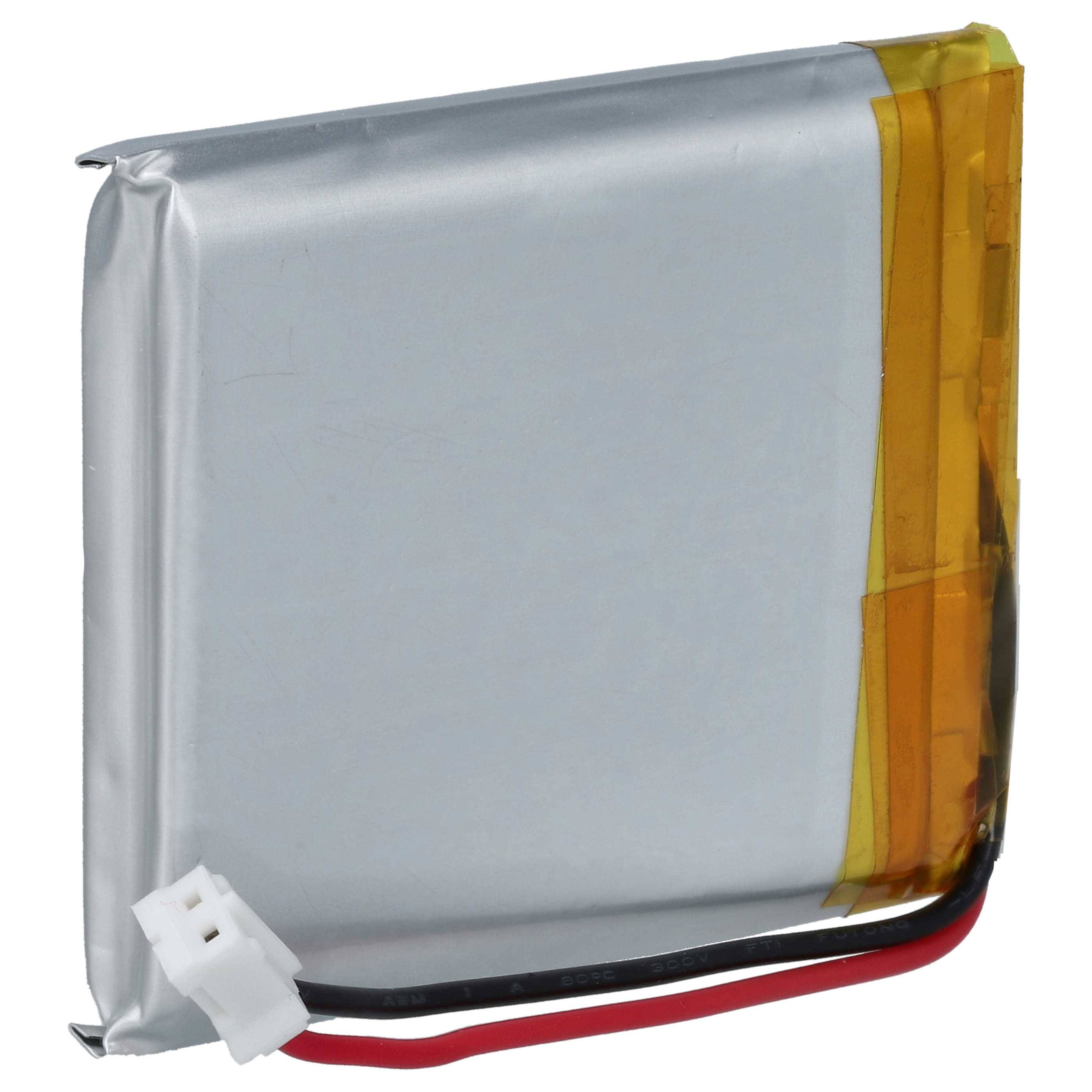 vhbw 2x Akku Ersatz für Fatboy PN704050 für Tischlampe, Nachttischlampe (1600 mAh, 3,7 V, Li-Polymer)