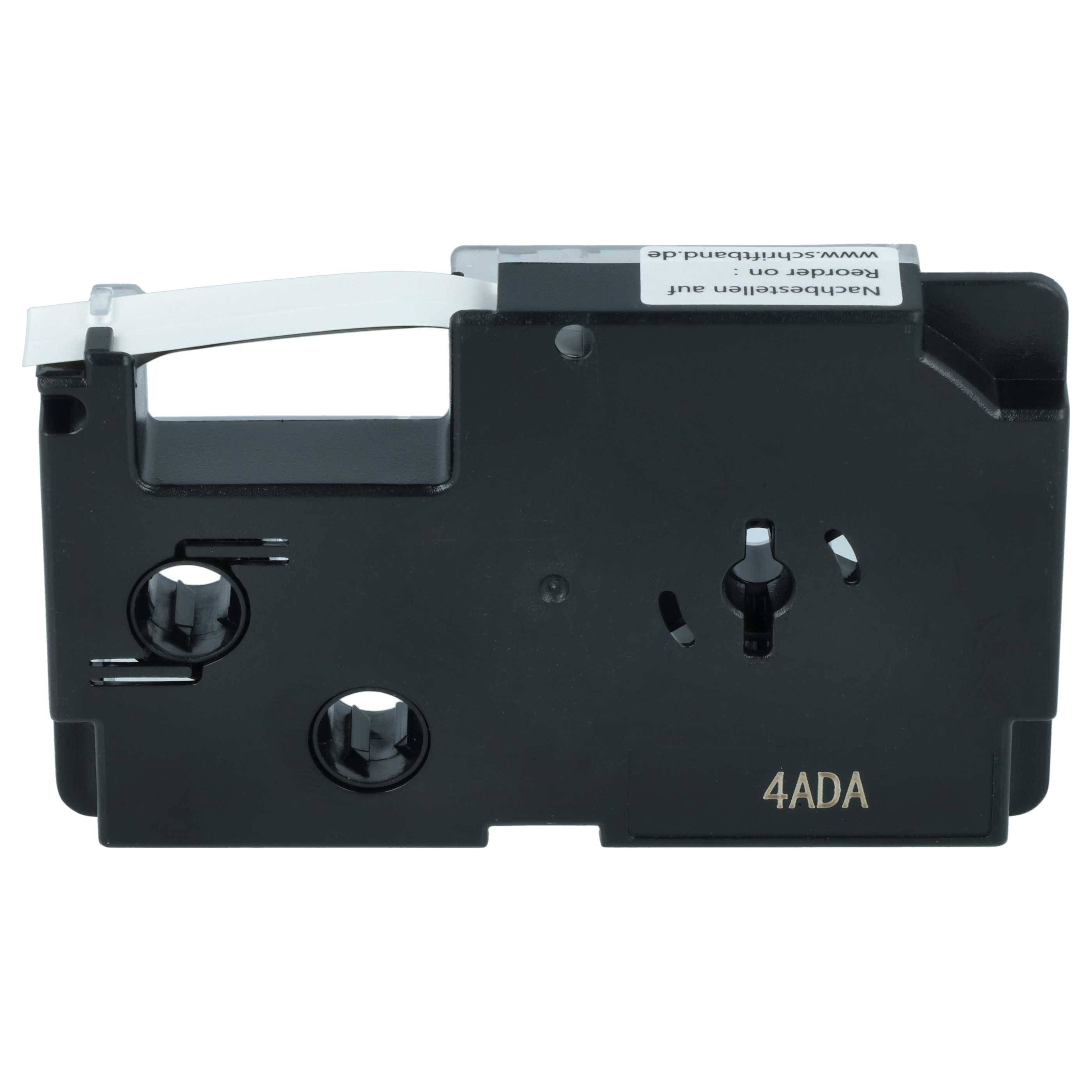 vhbw Schriftband-Kassette Ersatz für Casio XR-9GWE für Etiketten-Drucker 5,5m x 9mm Schwarz auf Weiß