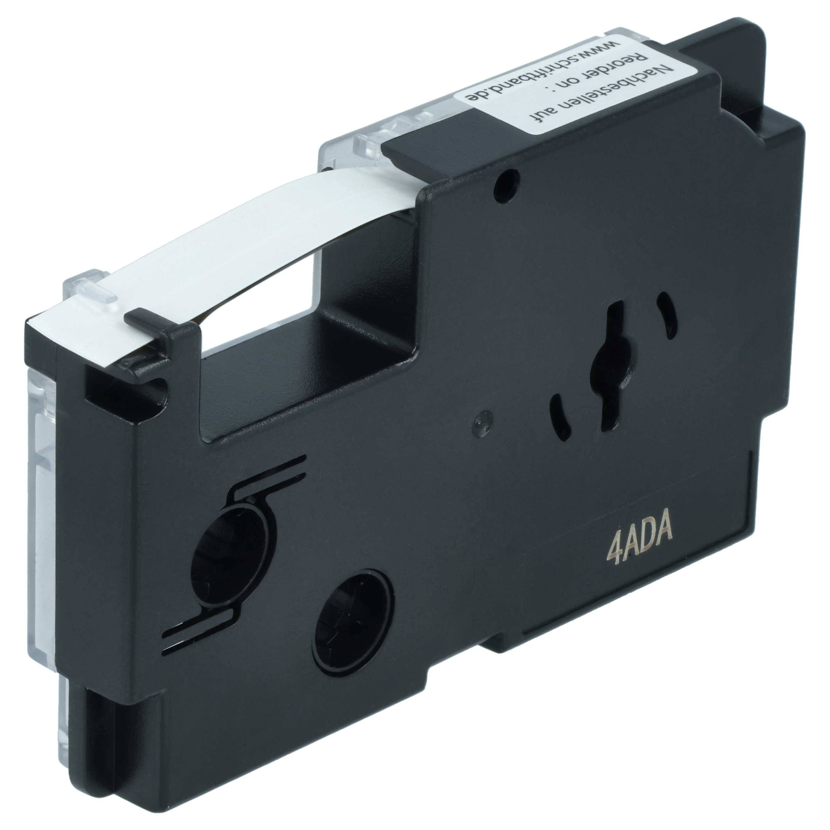 vhbw Schriftband-Kassette Ersatz für Casio XR-9GWE für Etiketten-Drucker 5,5m x 9mm Schwarz auf Weiß