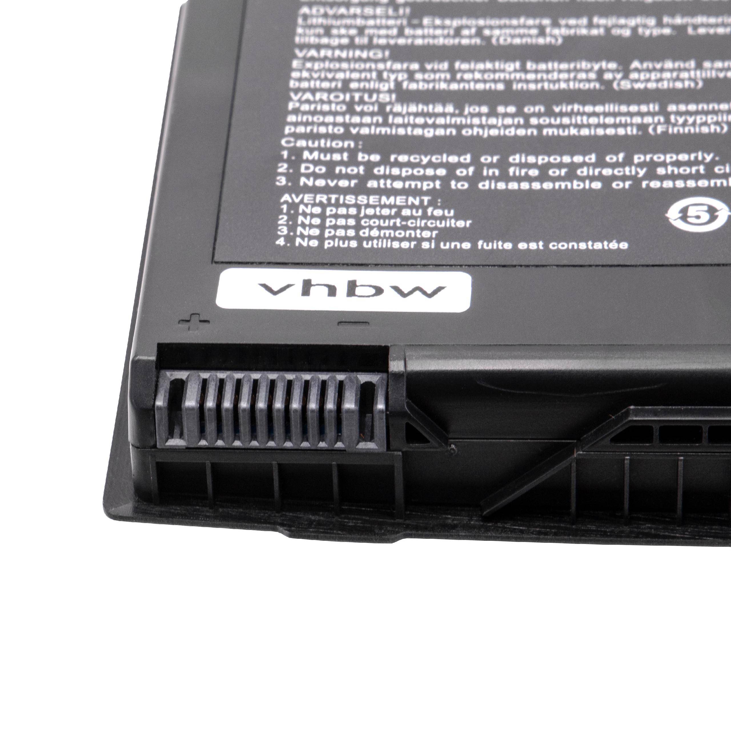 vhbw Akku kompatibel mit Asus G55, G55VM-DH71-CA, G55VM-DH71, G55VM, G55V, G55VM-ES71, G55VM-DS71 Notebook (5200 mAh, 14,4 V, Li-Ion)