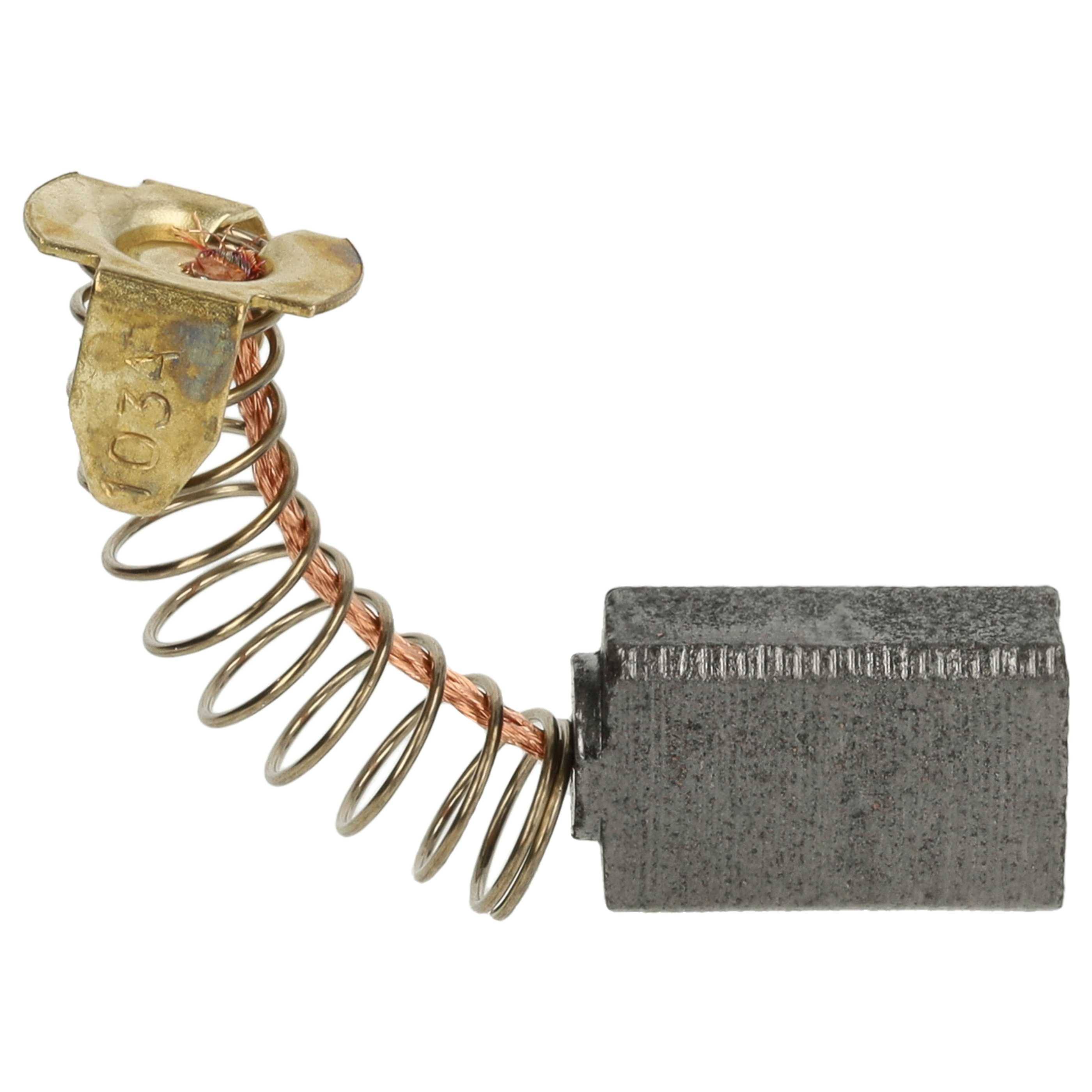 vhbw 2x Kohlebürste 6 x 10 x 16 mm Ersatz für Makita 181410-1, CB-106 für Elektrowerkzeug