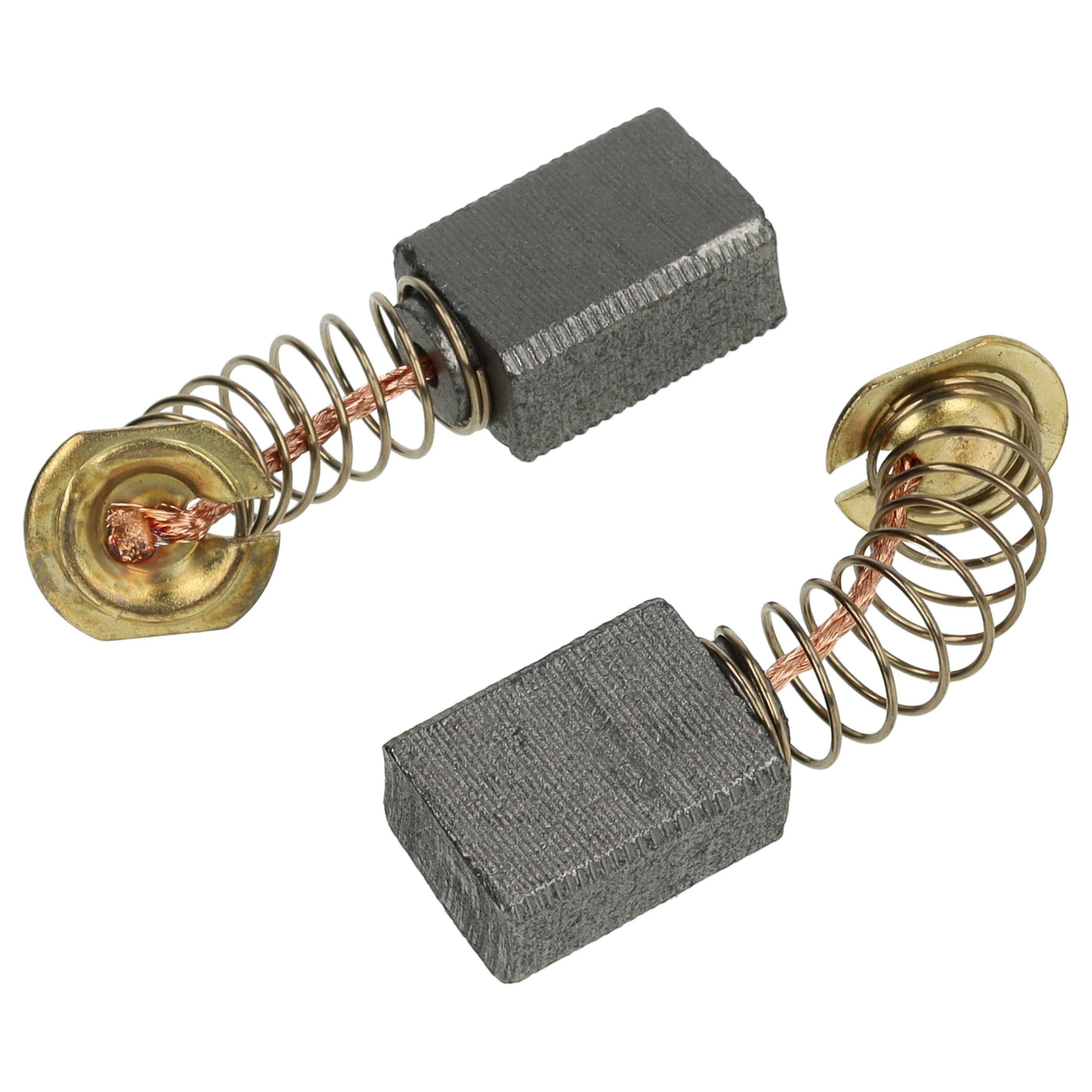 vhbw 2x Kohlebürste Schleifkohle 6 x 9 x 12mm kompatibel mit Makita 6834 | 6835D, 6836, 6837, 6842, 6844, 6950, 6951 Elektrowerkzeug