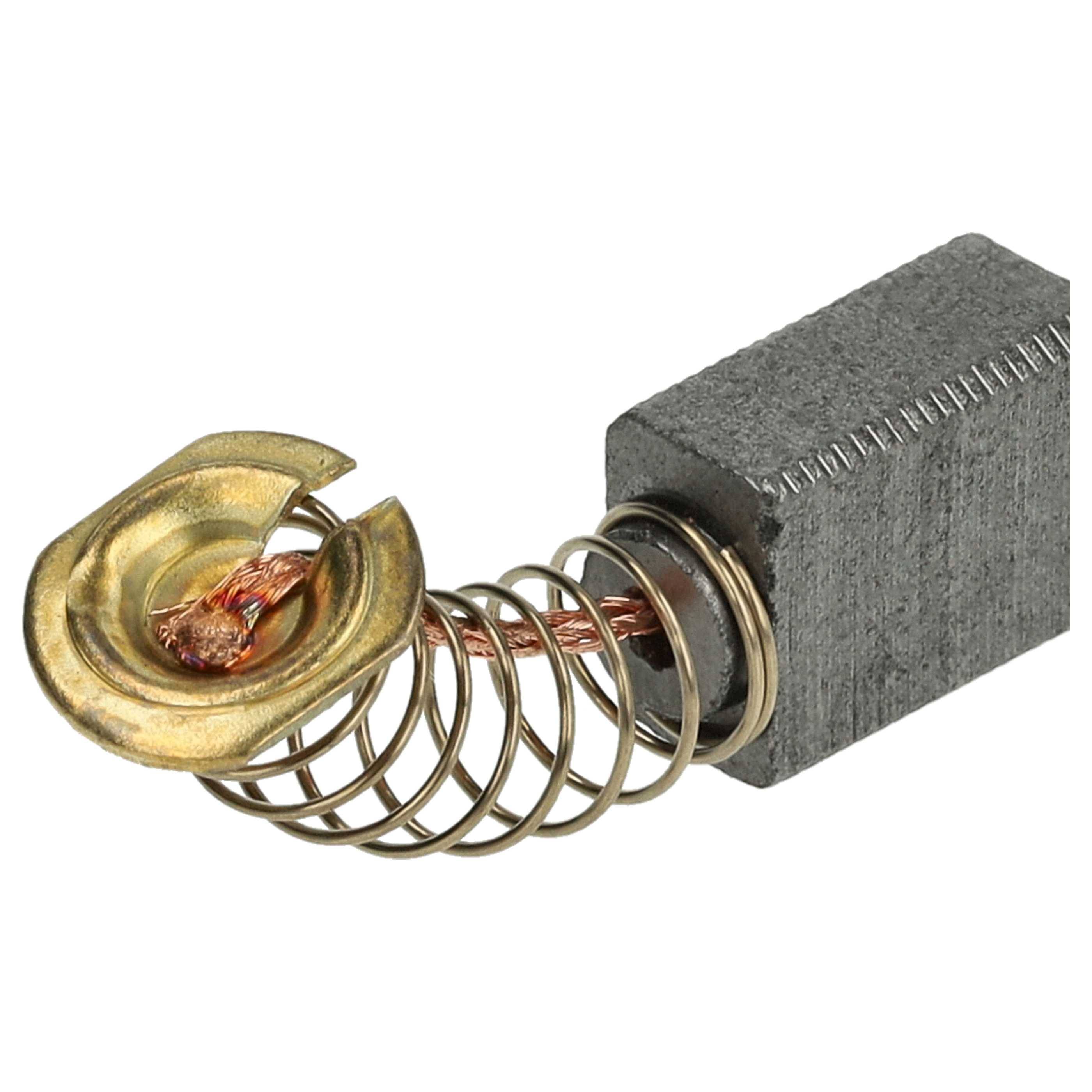 vhbw 2x Kohlebürste Schleifkohle 6 x 9 x 12mm kompatibel mit Makita N9503BH | N9505B, N9505BH, TD0101F, TW0200, TW0350 Elektrowerkzeug