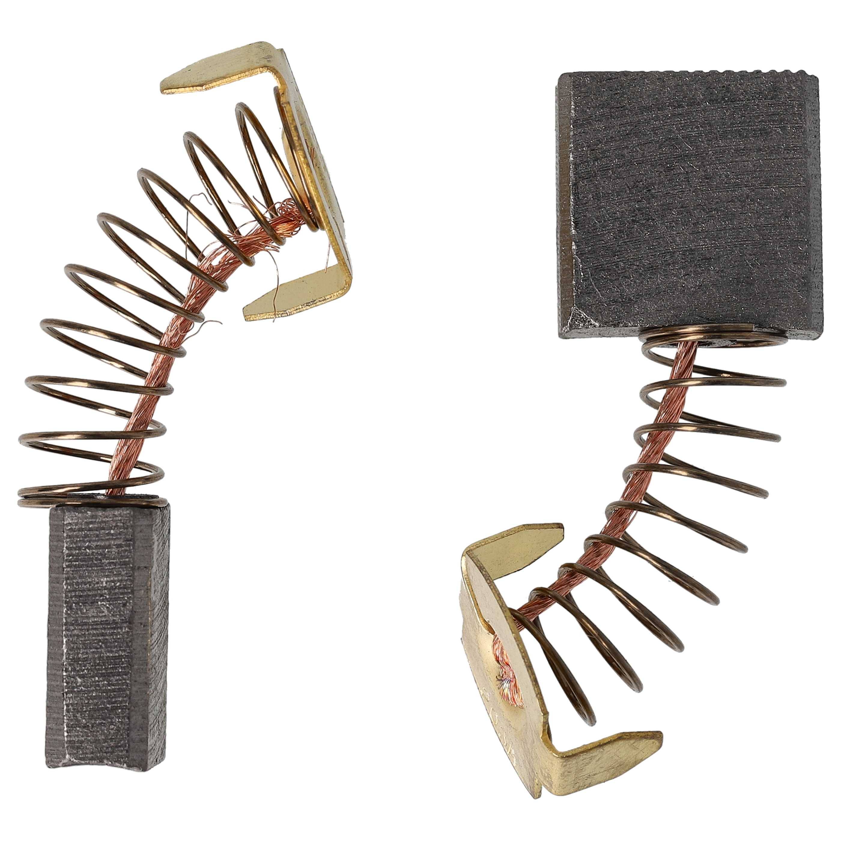 vhbw 2x Kohlebürste 7 x 18 x 16 mm kompatibel mit Makita 4112HS, 9027S, 9029S, 9037, 9039, 9047S, 9049S, 9057S Elektrowerkzeug