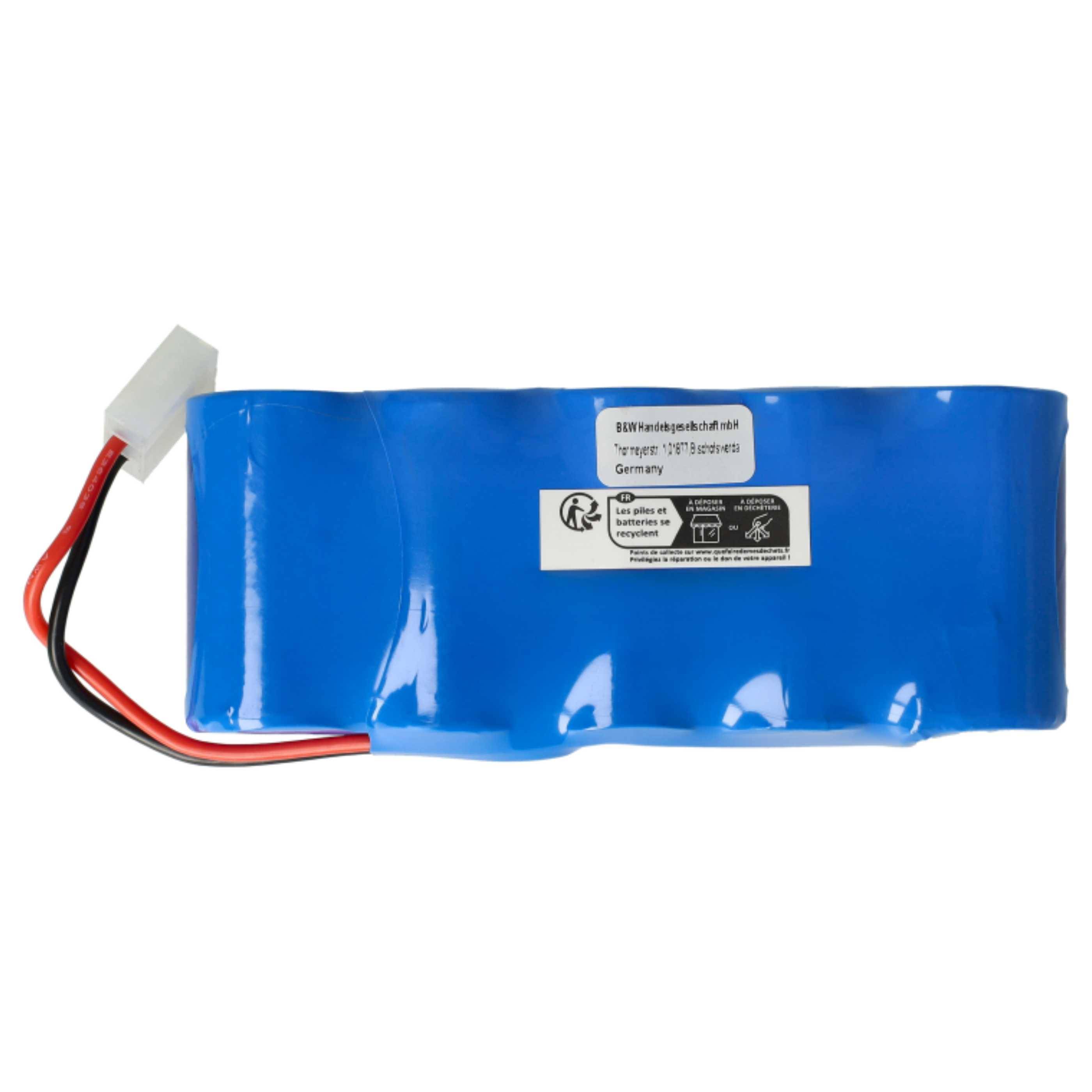 vhbw 3x Akku kompatibel mit Bosch Rollfix D861E, D962E, D870E, 861E Schiebetorantrieb Torantrieb Drehtorantrieb (2000 mAh, 6 V, NiMH)