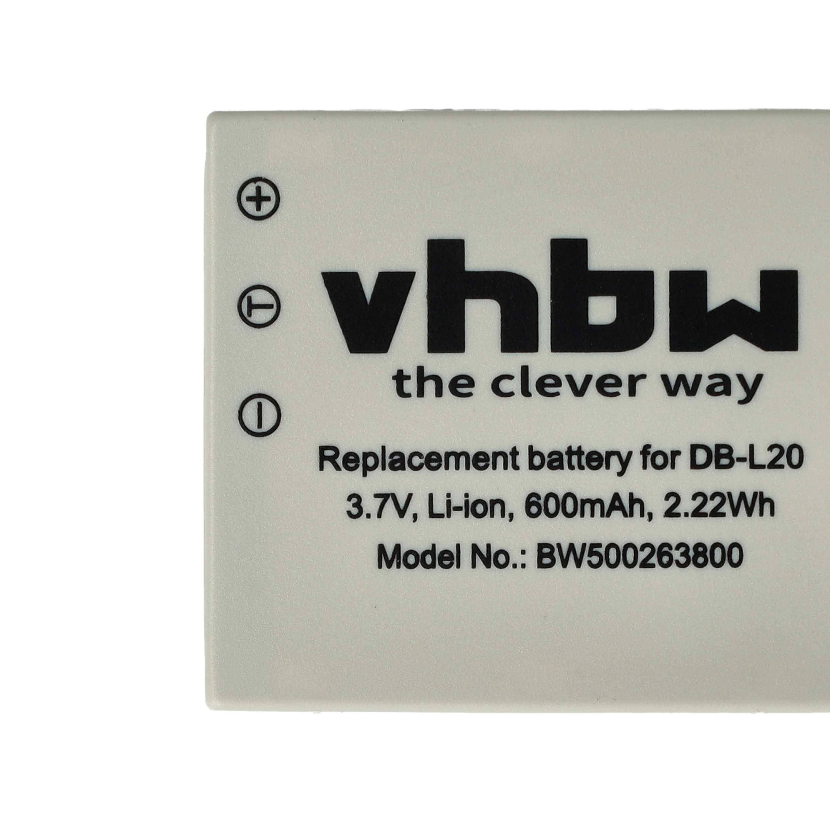 vhbw 3x Akku kompatibel mit Sanyo Xacti DMX-C1, DMX-CA65, VPC-C1, DSC-C4, DSC-C5, DSC-E6, DSC-J4 Videokamera Camcorder (550 mAh, 3,6 V, Li-Ion)