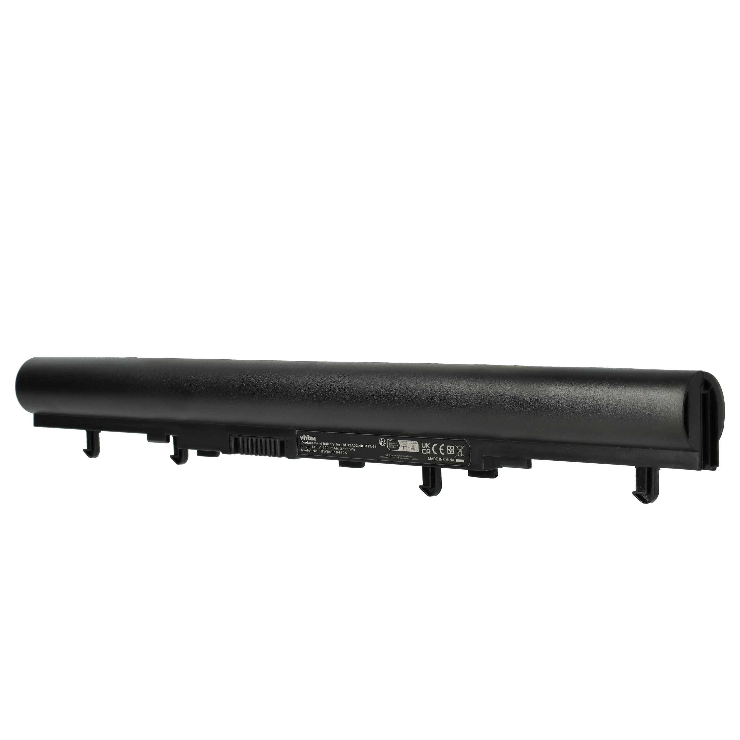 vhbw Akku kompatibel mit Acer Travelmate P255-M, P255-MG Notebook (2200 mAh, 14,4 V, Li-Ion)