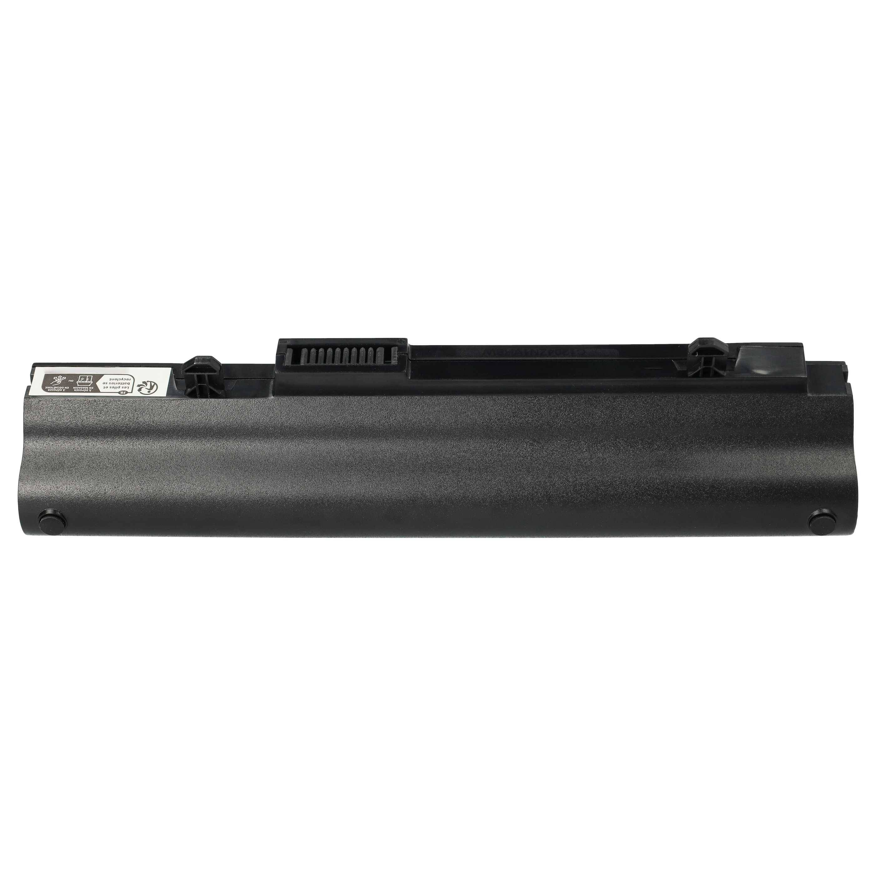vhbw 1x Akku kompatibel mit Asus Eee PC 1016P, 1016, 1015T, 1015PX, 1016PEB, 1016PE, 1016P D743 Notebook (2200 mAh, 10,8 V, Li-Ion) - schwarz