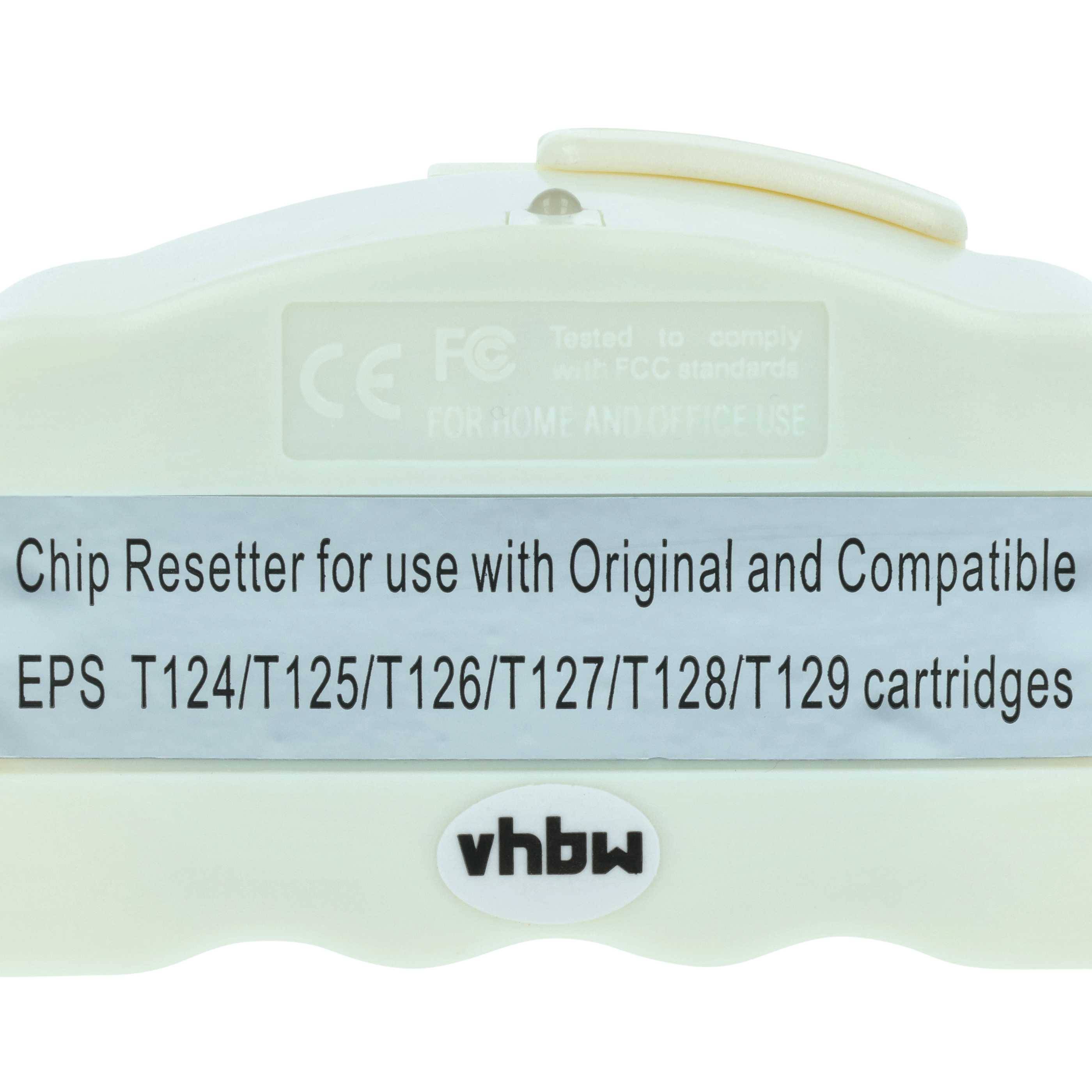 vhbw Chip Resetter kompatibel mit Epson Stylus S22, SX420W, SX235W, SX430W, SX425W, SX125, SX230, SX130 Drucker, Tintenpatrone